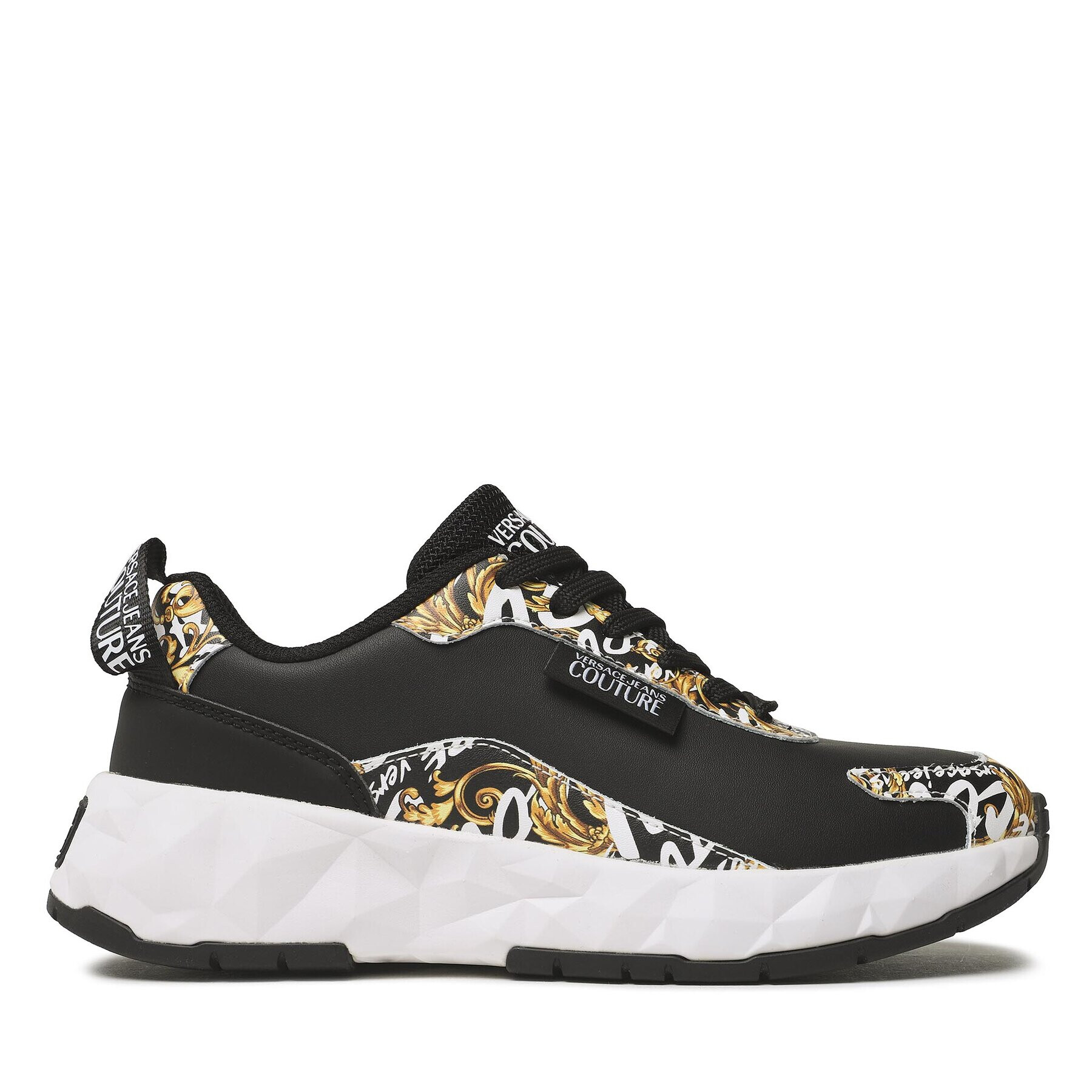 Versace Jeans Couture Sneakers 73VA3SB7 Negru - Pled.ro