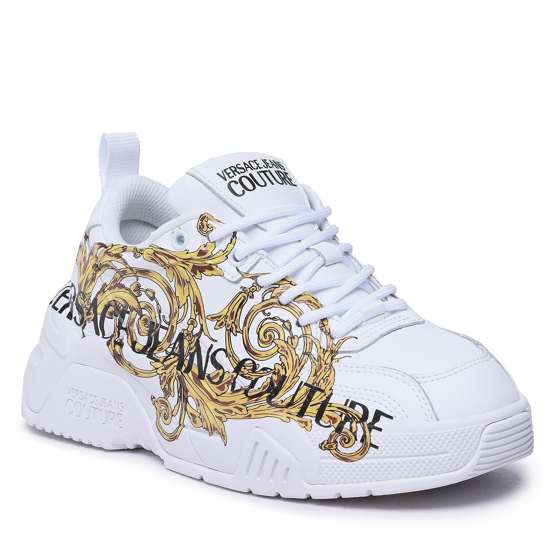 Versace Jeans Couture Sneakers 73VA3SF4 Alb - Pled.ro