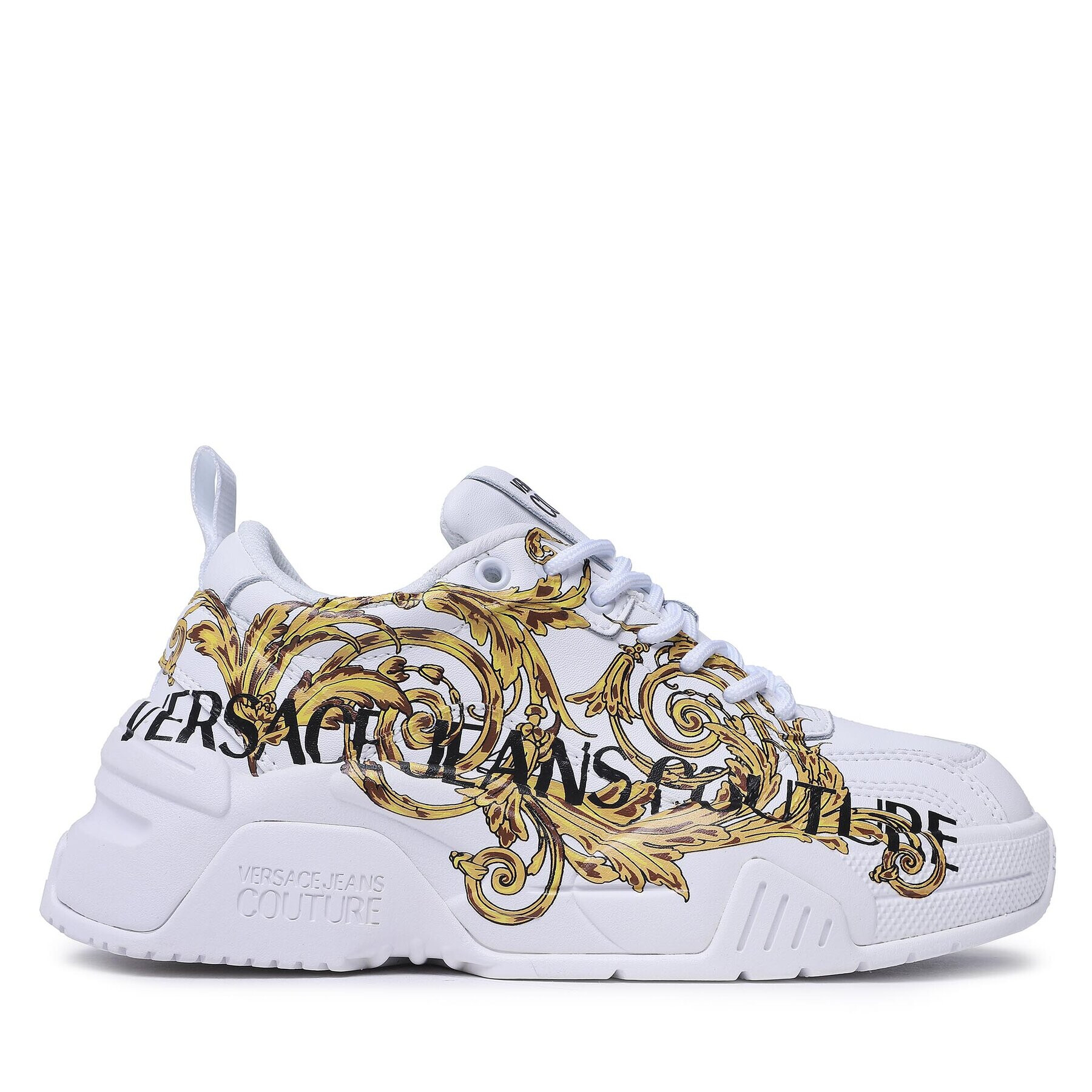 Versace Jeans Couture Sneakers 73VA3SF4 Alb - Pled.ro