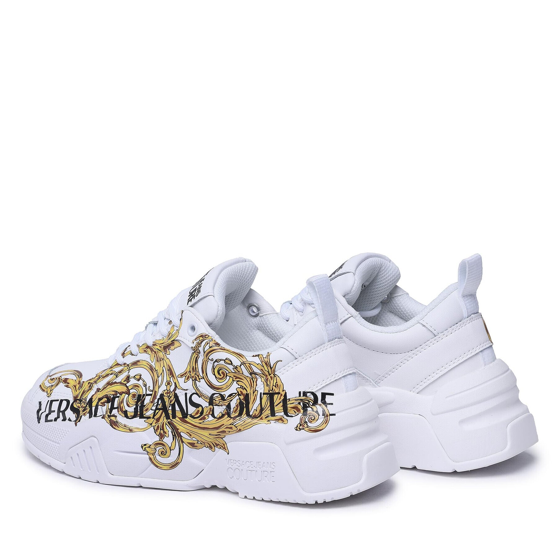 Versace Jeans Couture Sneakers 73VA3SF4 Alb - Pled.ro