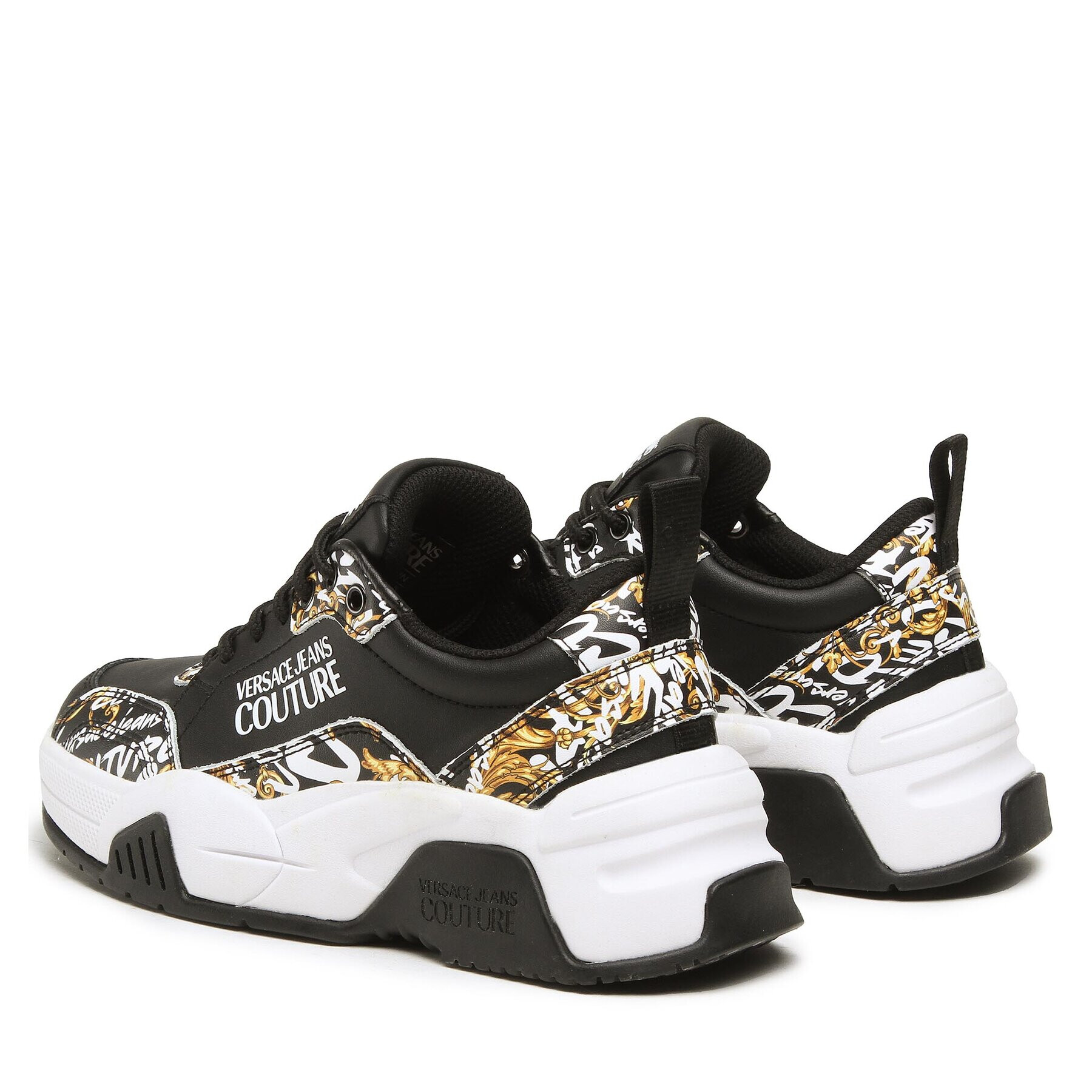 Versace Jeans Couture Sneakers 73VA3SF4 Negru - Pled.ro