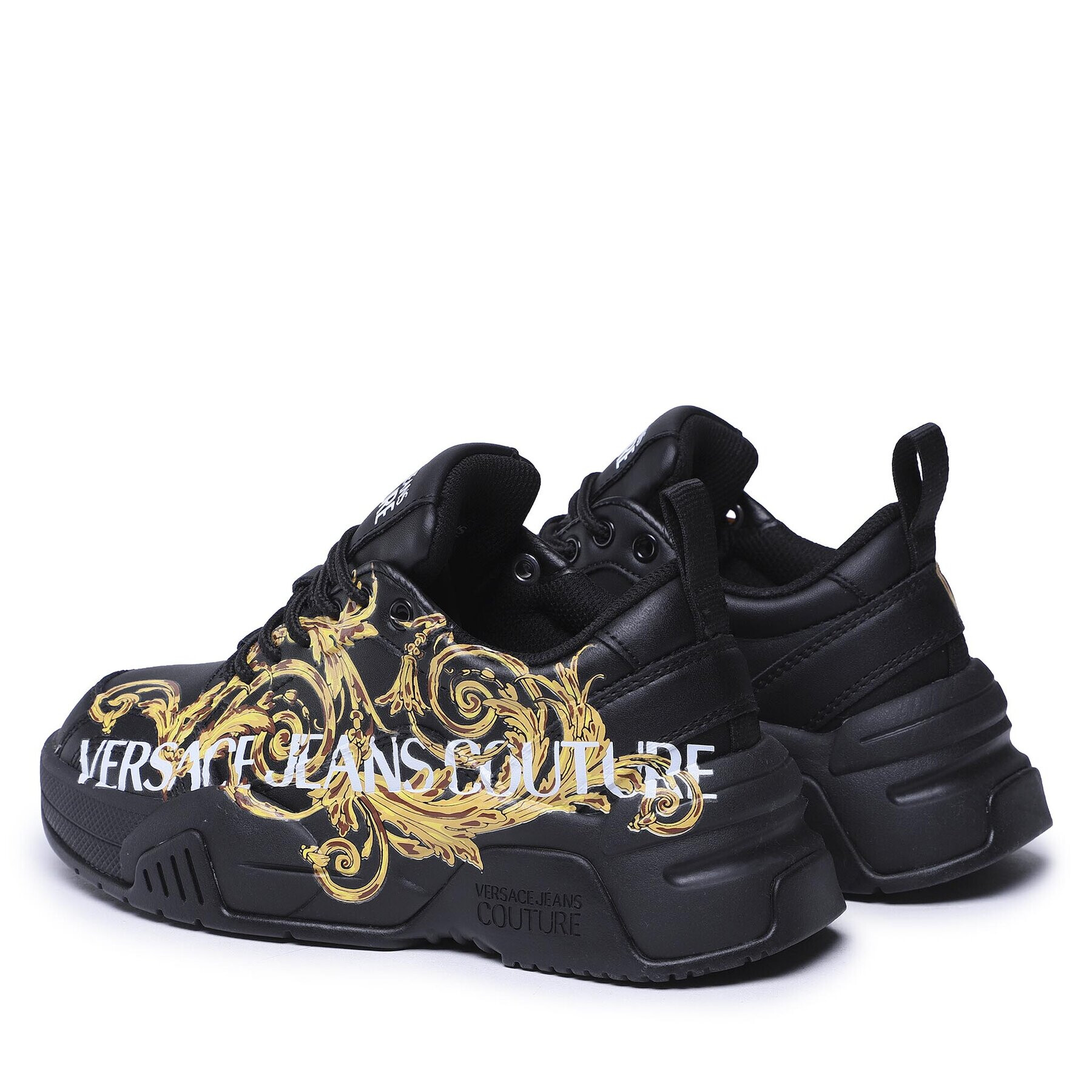 Versace Jeans Couture Sneakers 73VA3SF4 ZP013 Negru - Pled.ro