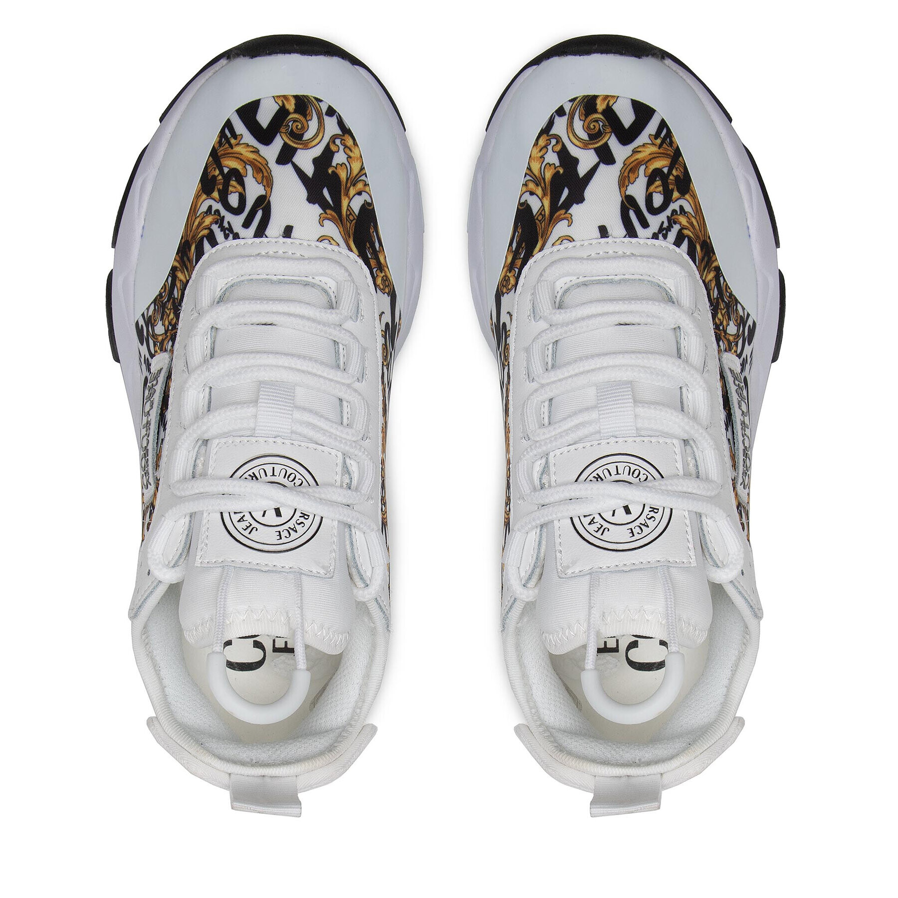 Versace Jeans Couture Sneakers 73VA3SG4 Alb - Pled.ro