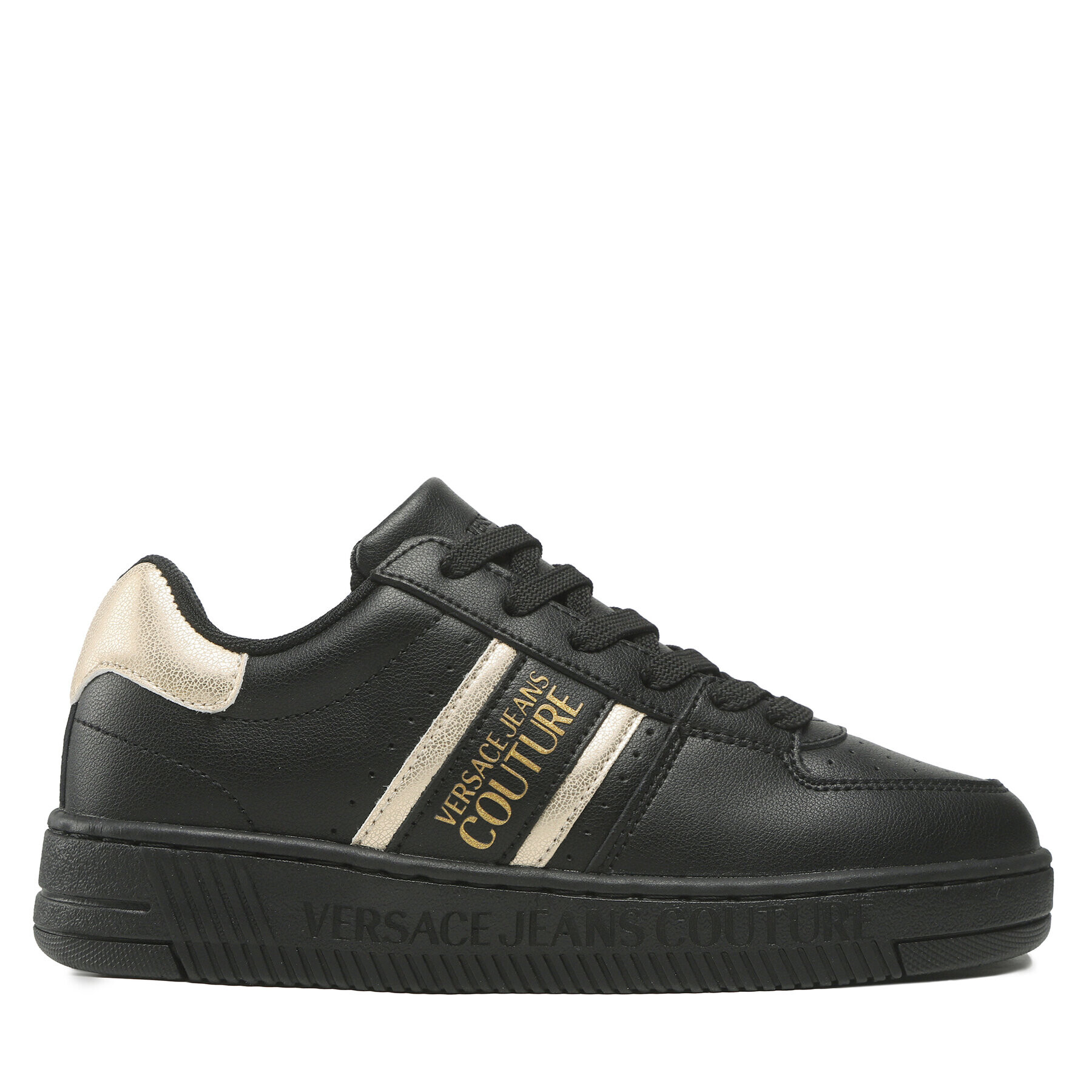 Versace Jeans Couture Sneakers 73VA3SJ7 Negru - Pled.ro