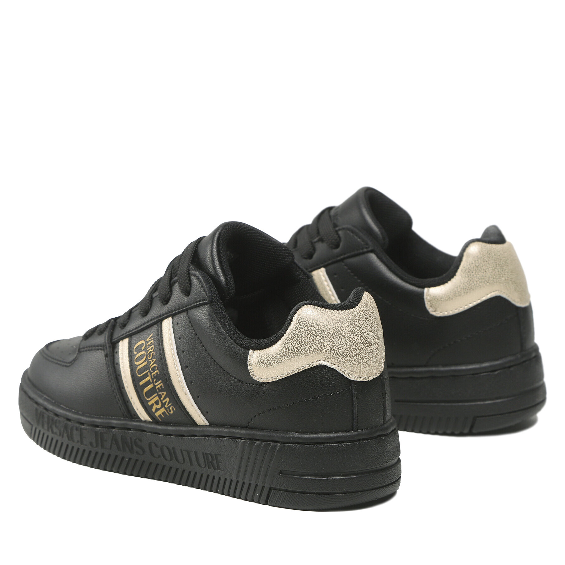 Versace Jeans Couture Sneakers 73VA3SJ7 Negru - Pled.ro