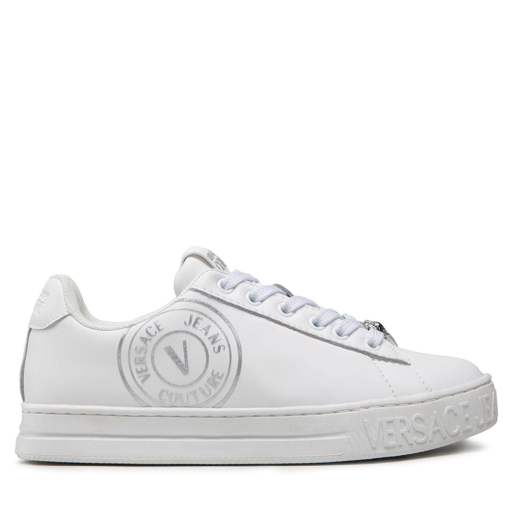 Versace Jeans Couture Sneakers 73VA3SK3 Alb - Pled.ro