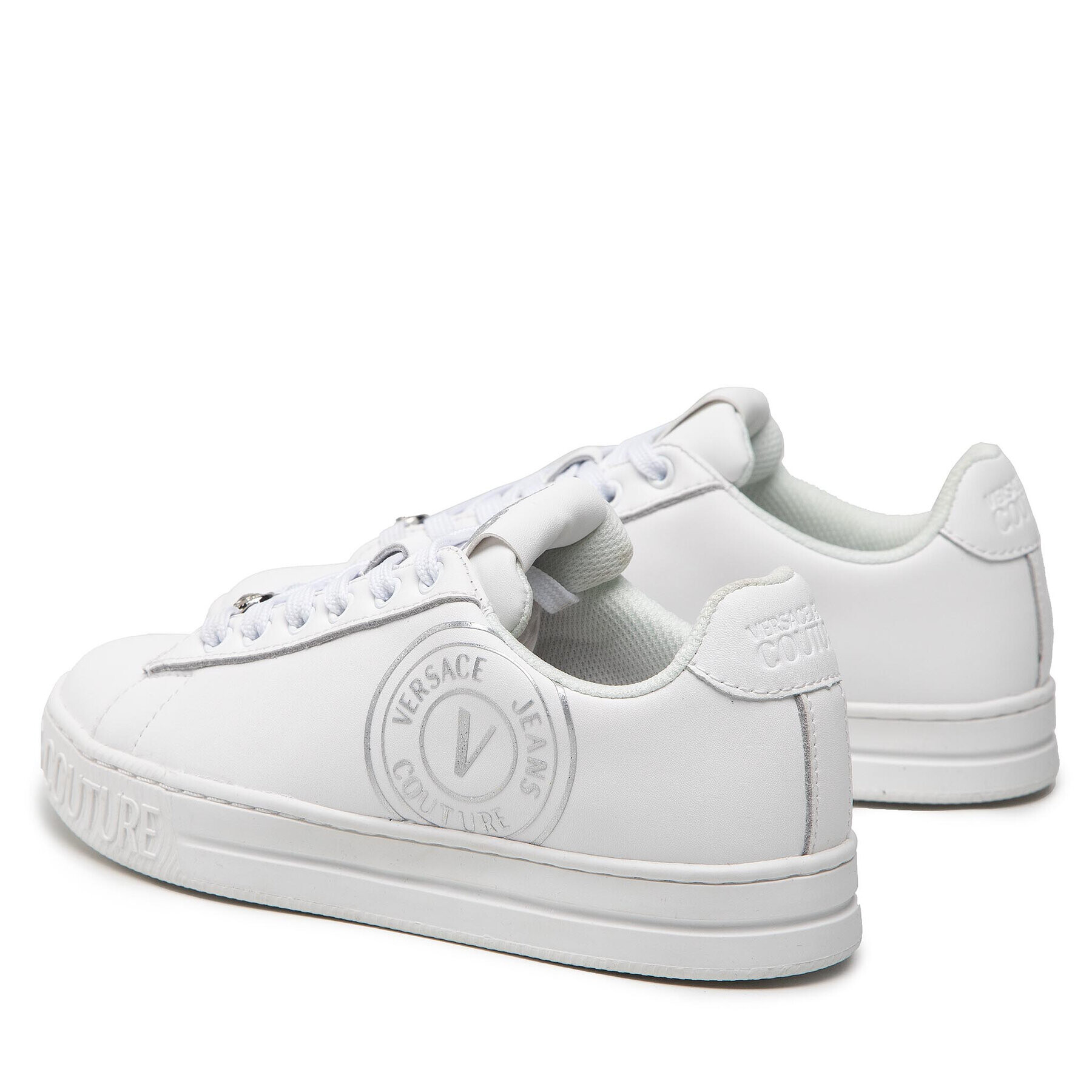 Versace Jeans Couture Sneakers 73VA3SK3 Alb - Pled.ro