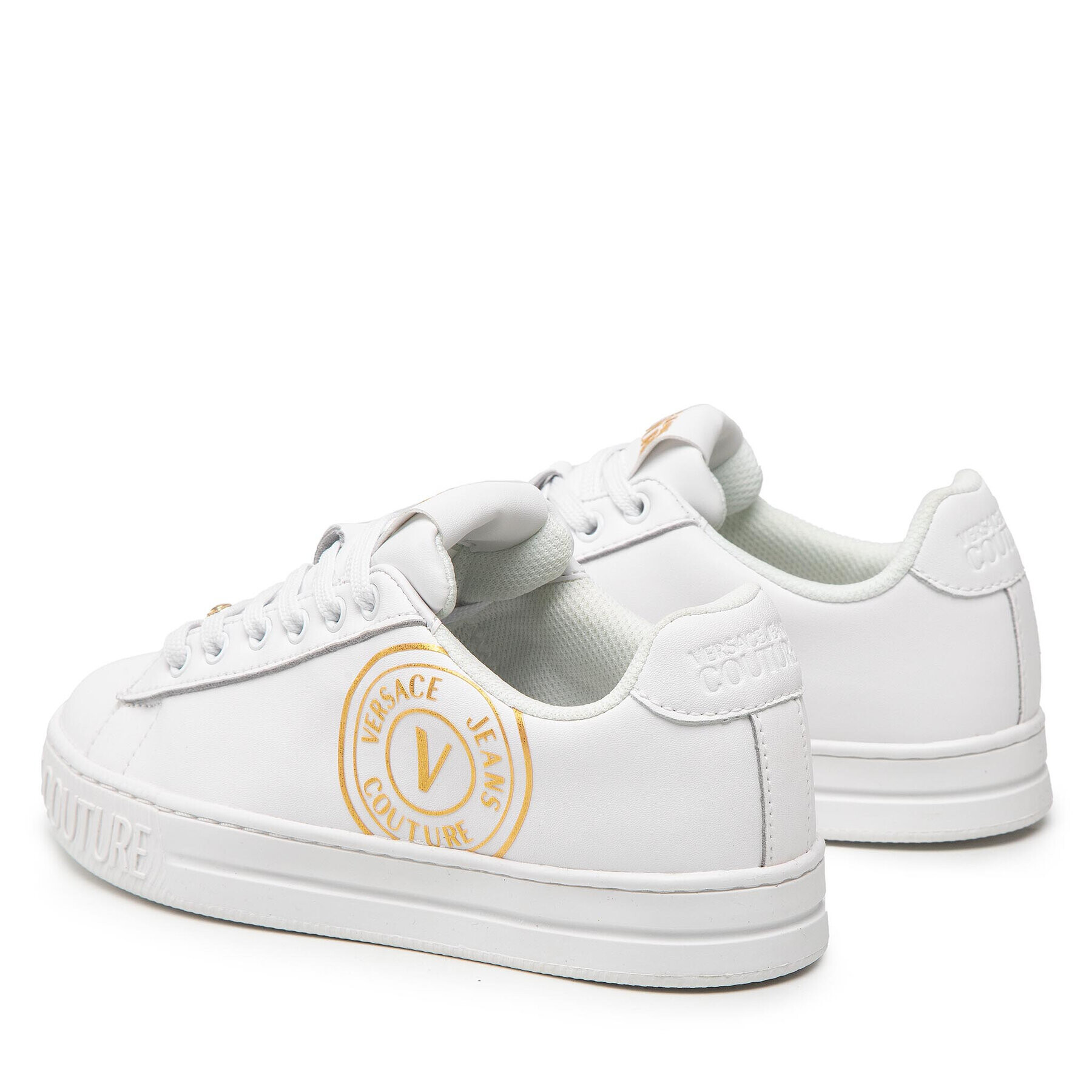 Versace Jeans Couture Sneakers 73VA3SK3 Alb - Pled.ro