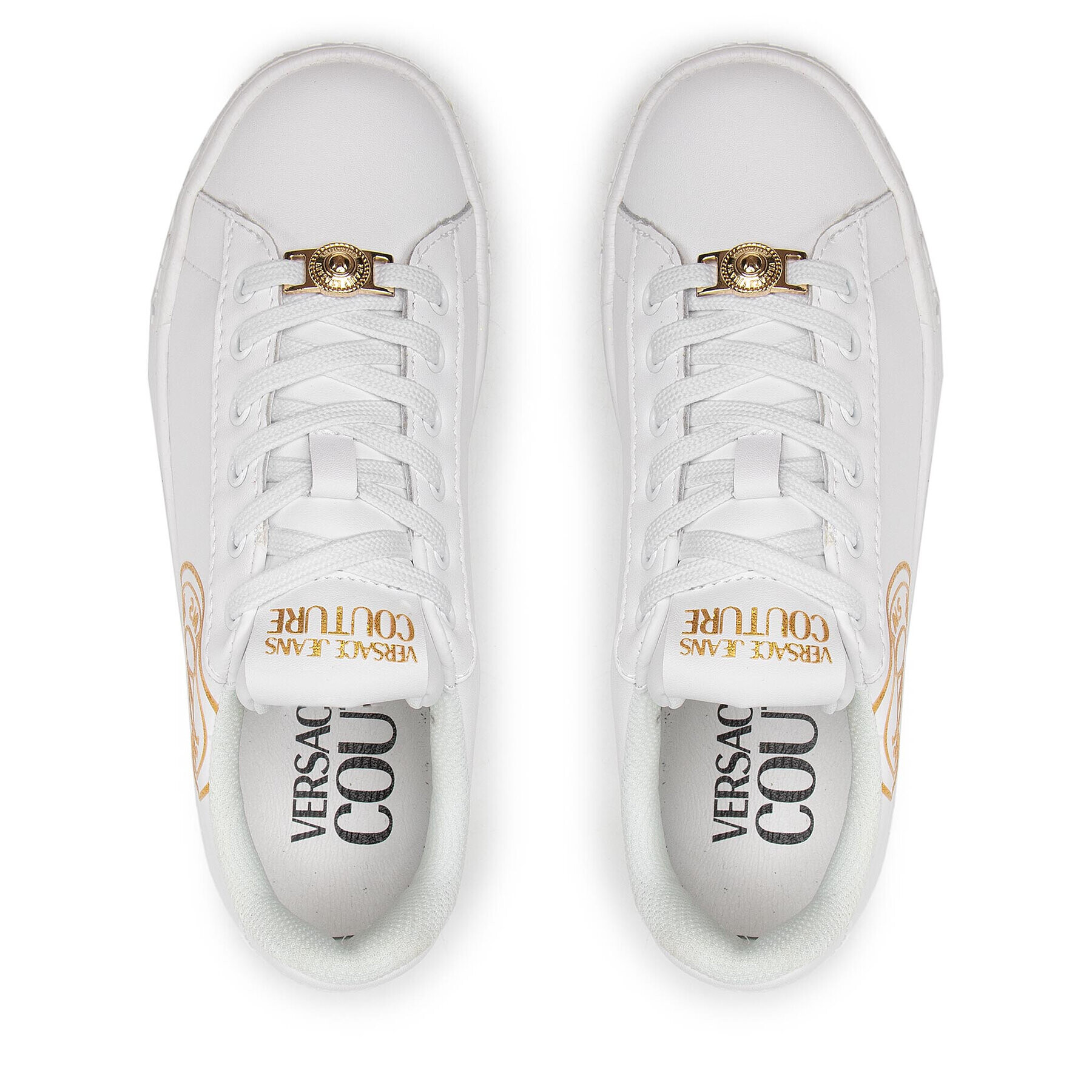 Versace Jeans Couture Sneakers 73VA3SK3 Alb - Pled.ro