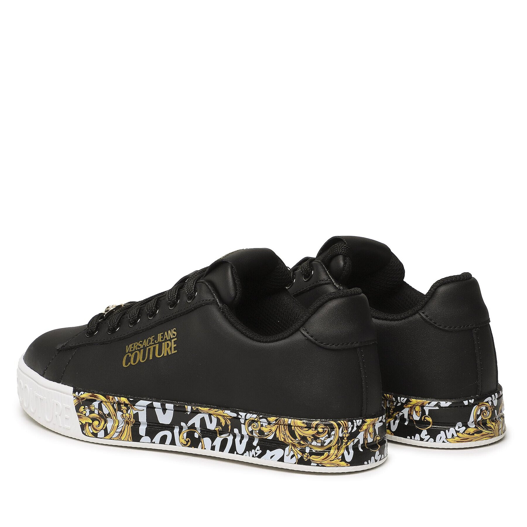 Versace Jeans Couture Sneakers 73VA3SKL Negru - Pled.ro