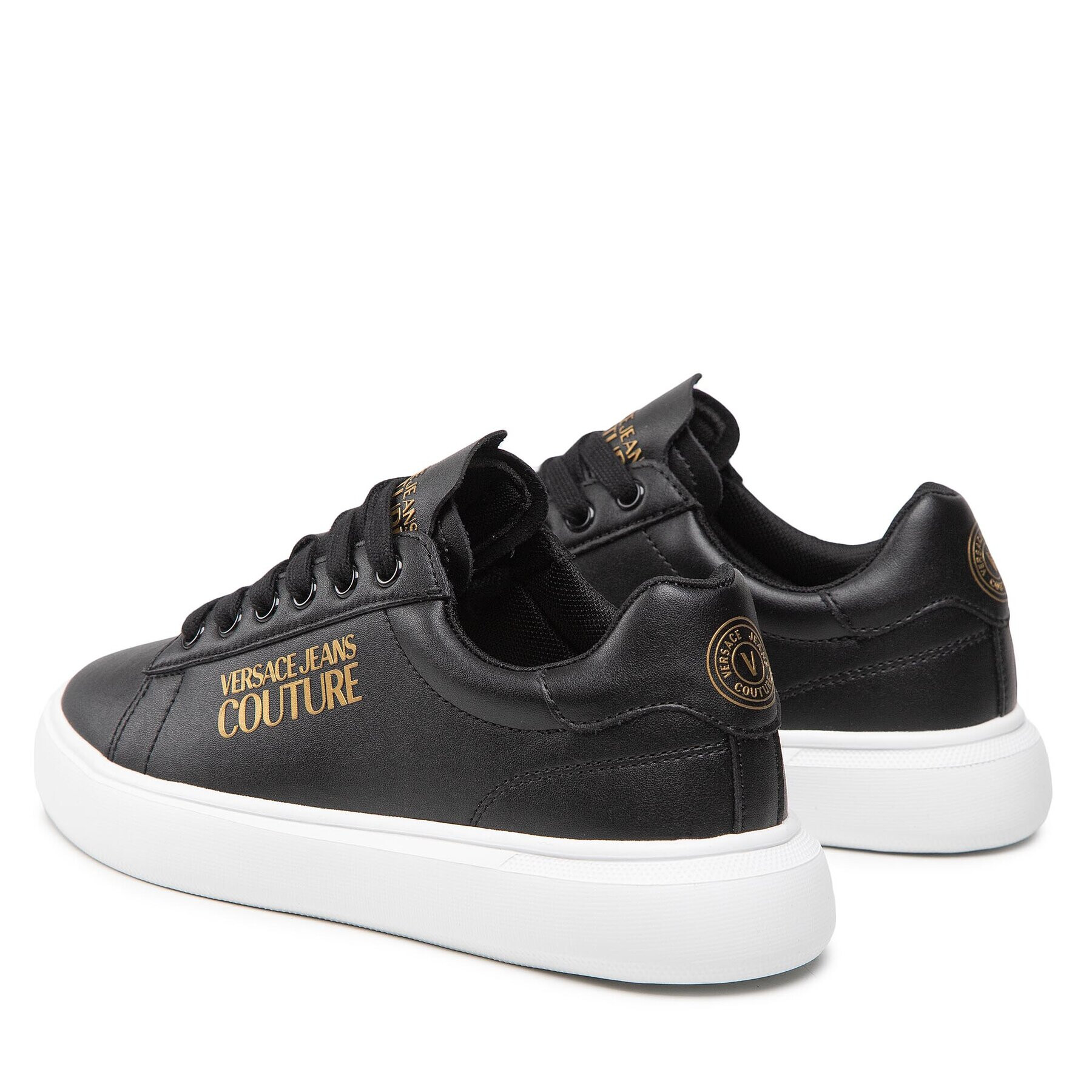 Versace Jeans Couture Sneakers 73VA3SL7 Negru - Pled.ro