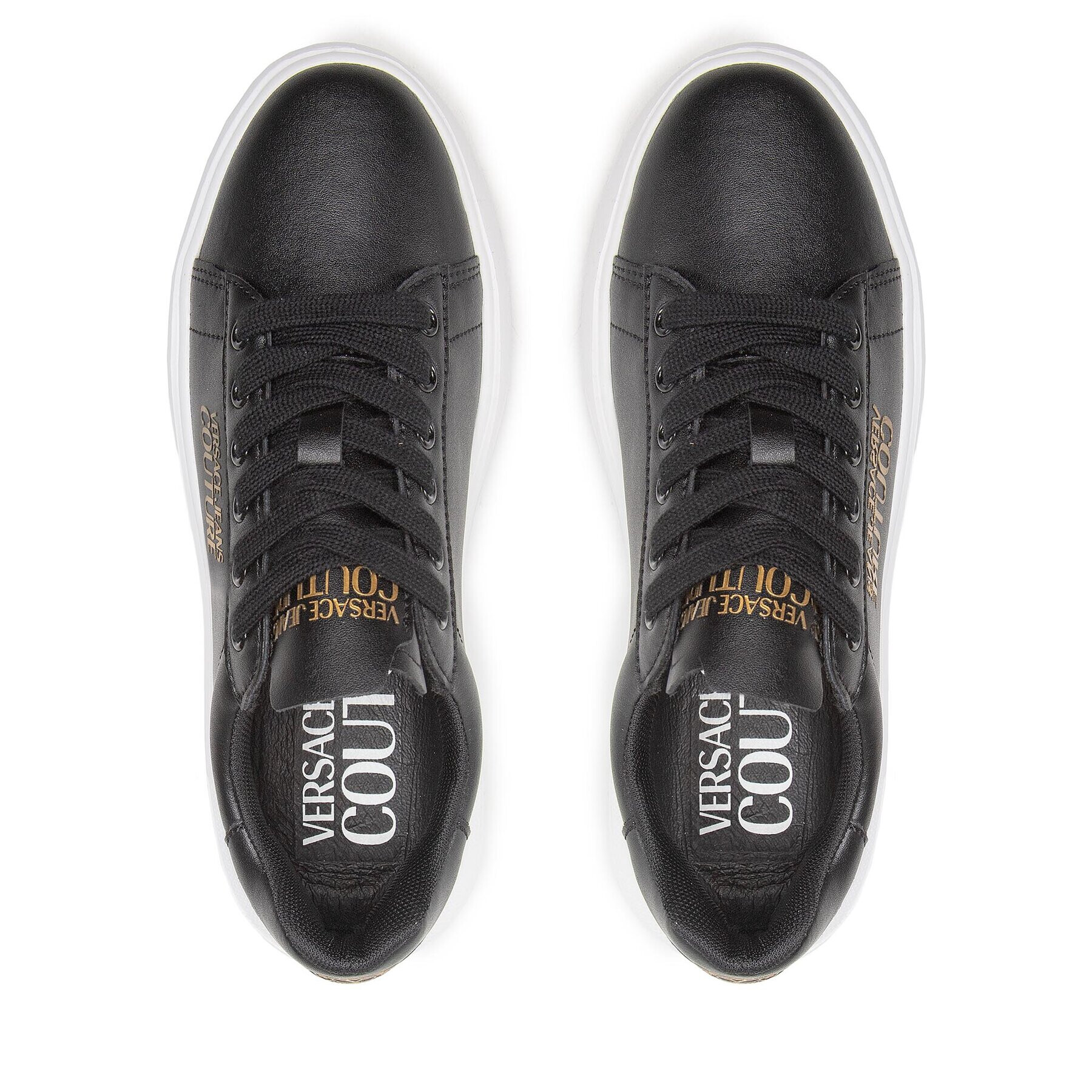 Versace Jeans Couture Sneakers 73VA3SL7 Negru - Pled.ro