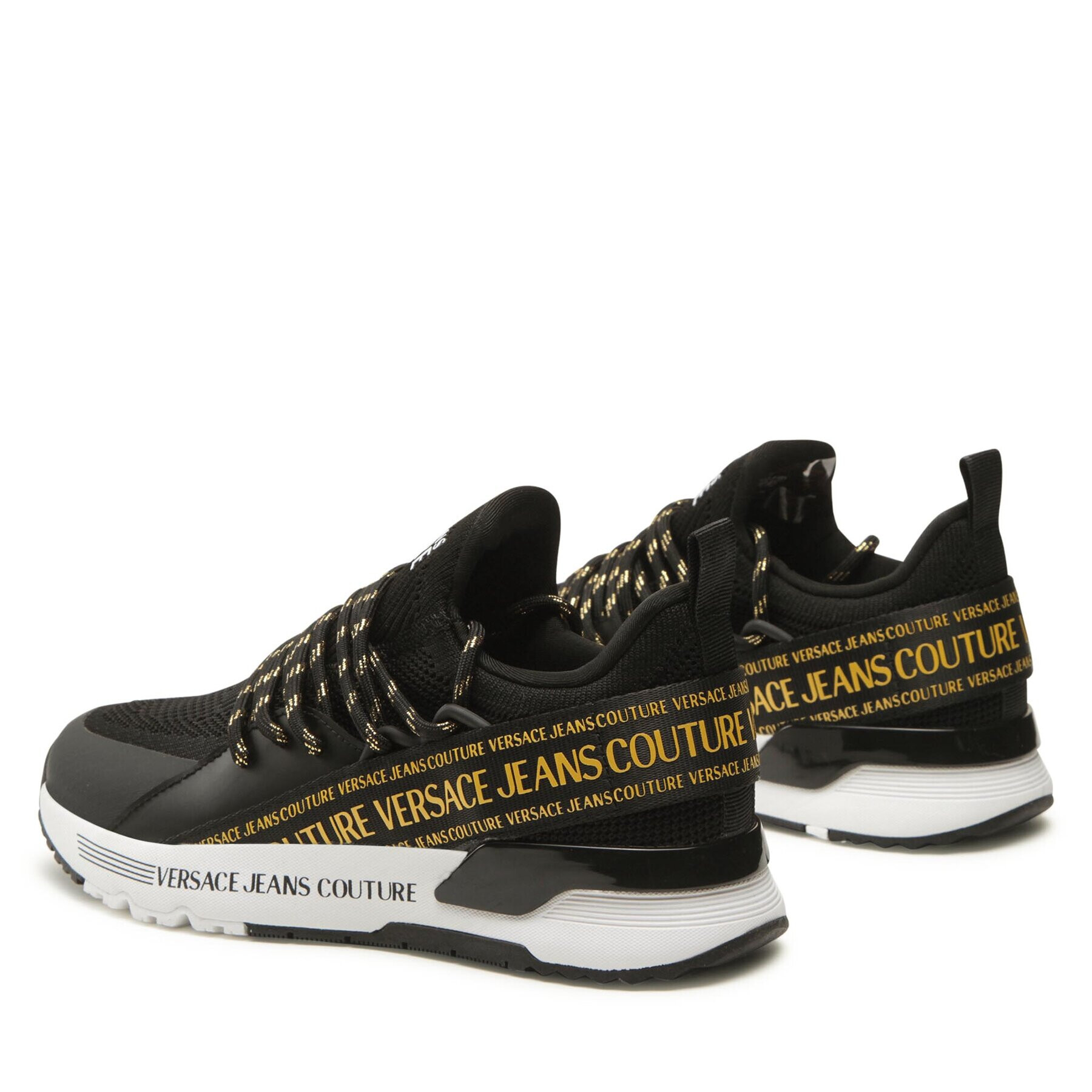 Versace Jeans Couture Sneakers 74VA3SA8 Negru - Pled.ro