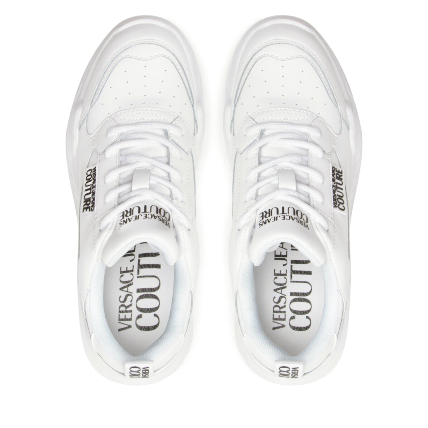 Versace Jeans Couture Sneakers 74VA3SC2 Alb - Pled.ro