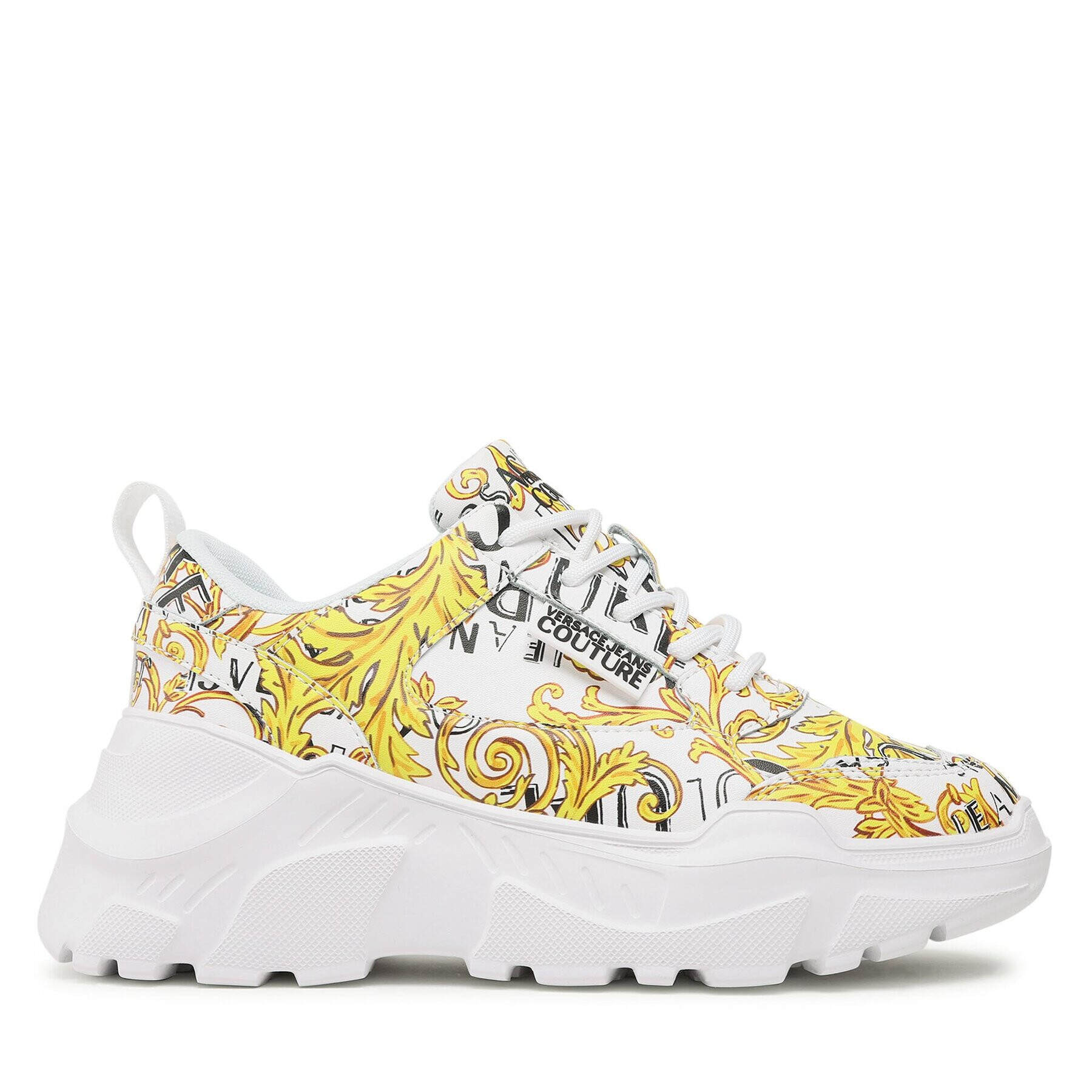 Versace Jeans Couture Sneakers 74VA3SC2 Alb - Pled.ro