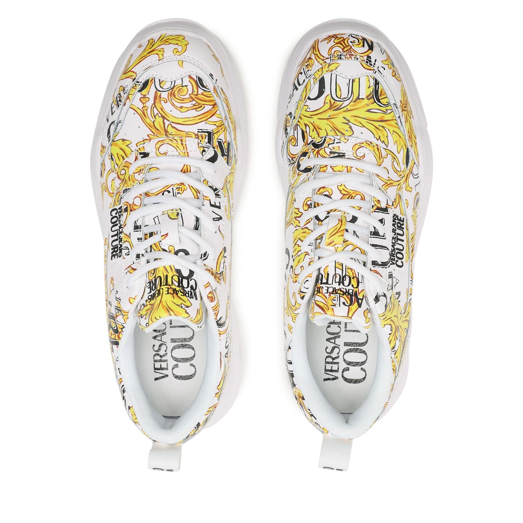 Versace Jeans Couture Sneakers 74VA3SC2 Alb - Pled.ro