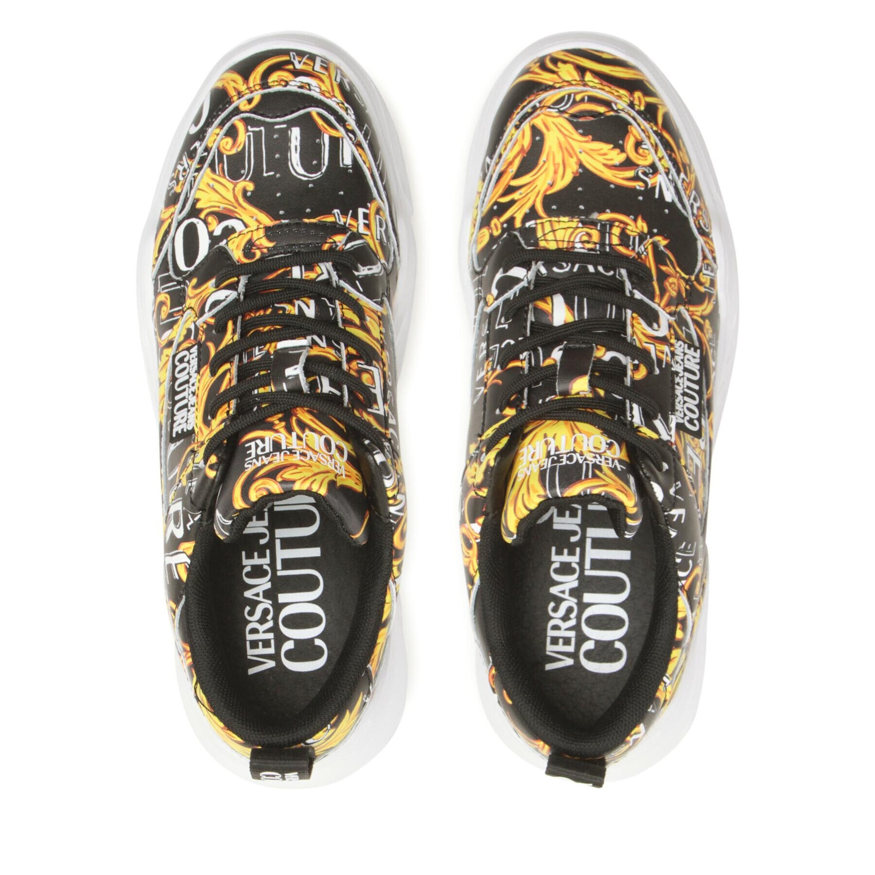 Versace Jeans Couture Sneakers 74VA3SC2 Negru - Pled.ro