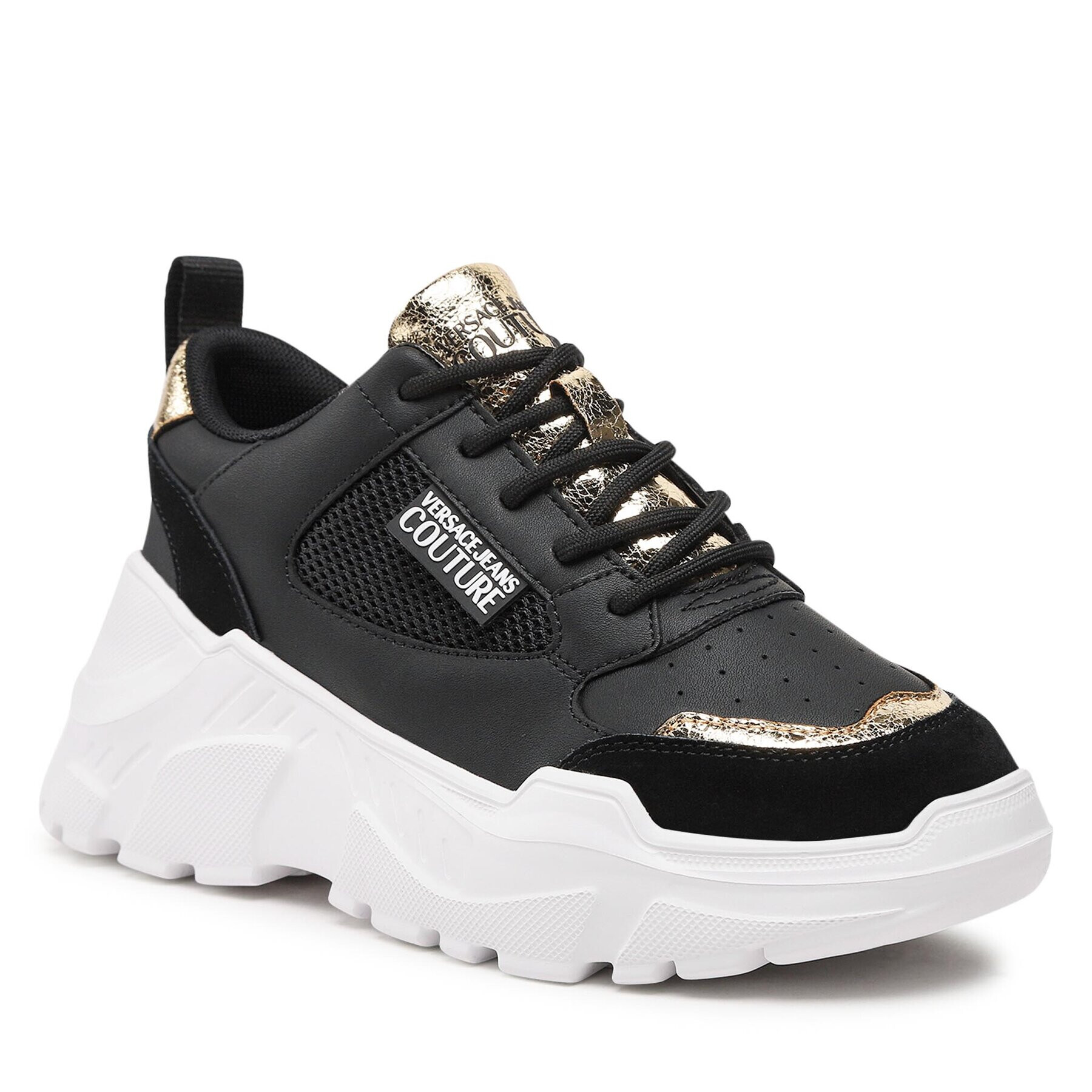 Versace Jeans Couture Sneakers 74VA3SC2 Negru - Pled.ro