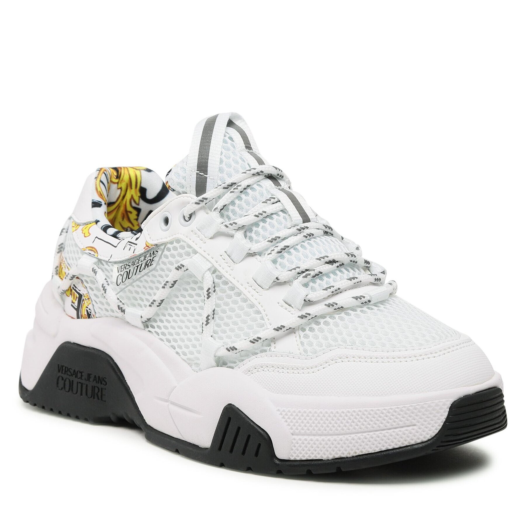 Versace Jeans Couture Sneakers 74VA3SF1 Alb - Pled.ro