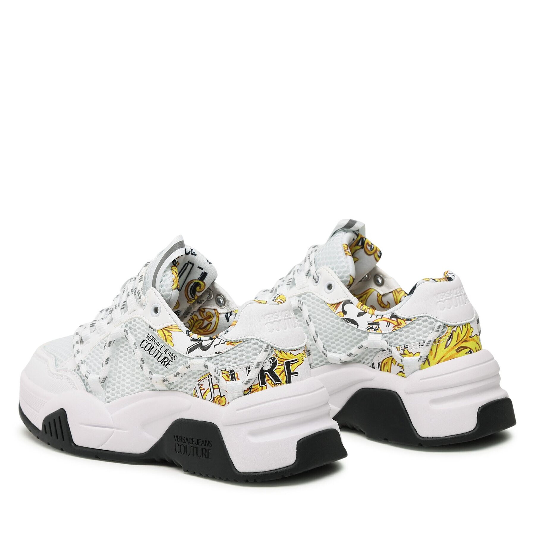 Versace Jeans Couture Sneakers 74VA3SF1 Alb - Pled.ro