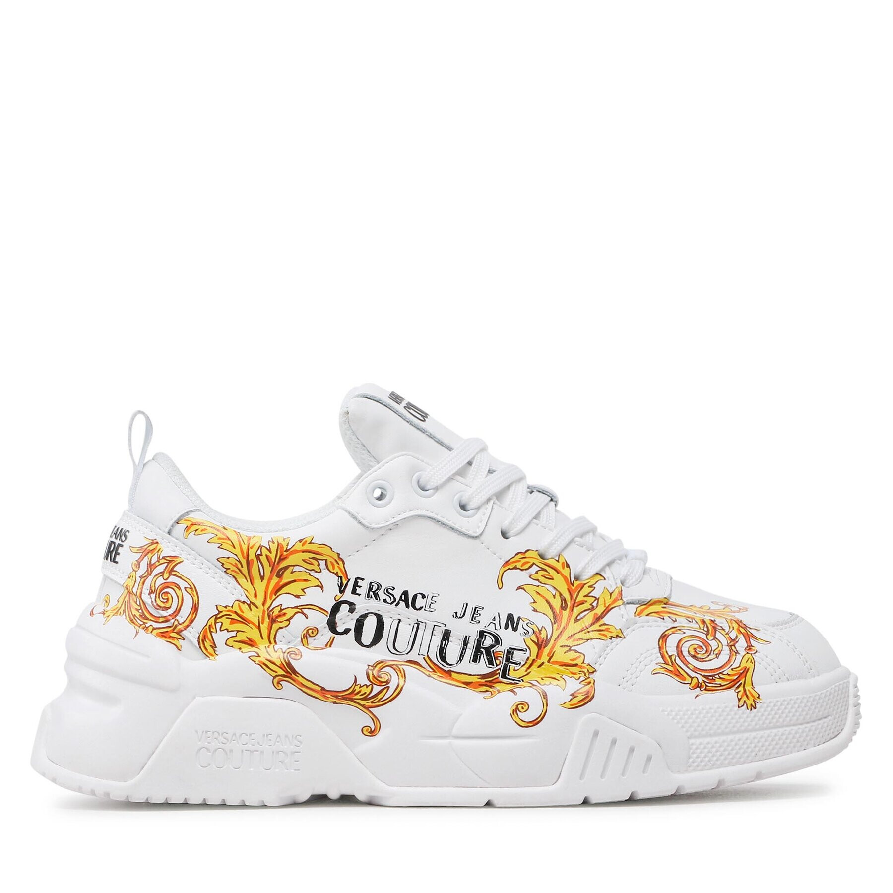 Versace Jeans Couture Sneakers 74VA3SF4 Alb - Pled.ro