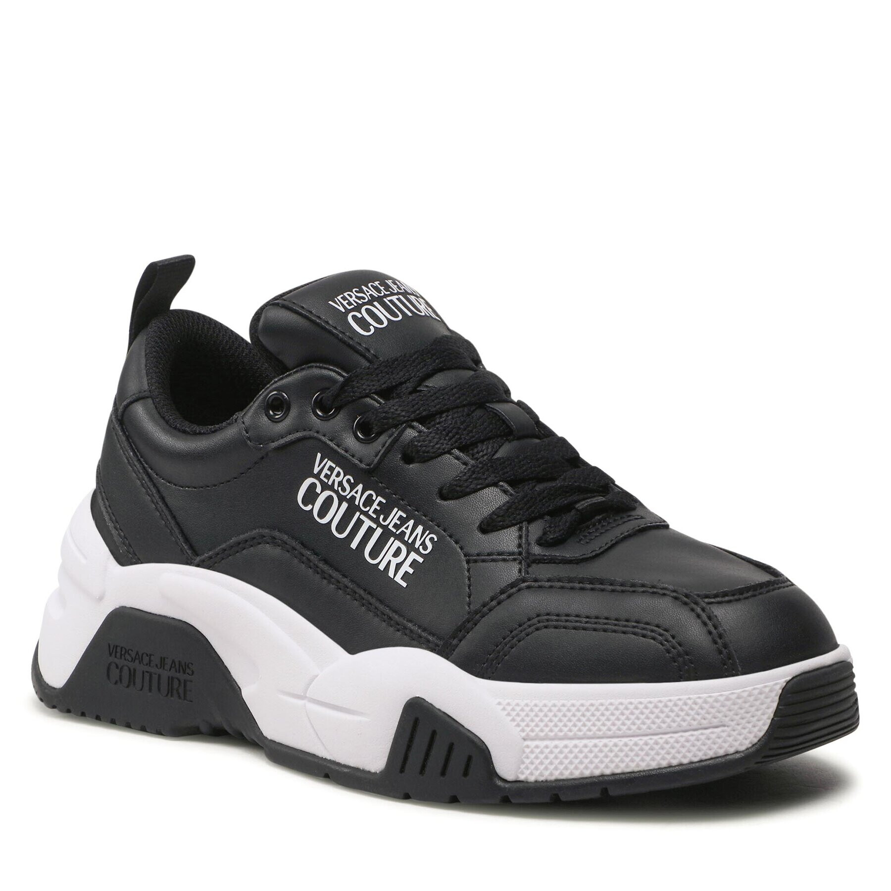 Versace Jeans Couture Sneakers 74VA3SF4 Negru - Pled.ro