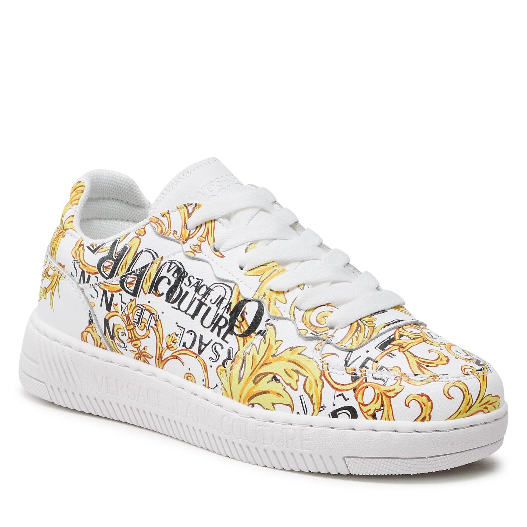 Versace Jeans Couture Sneakers 74VA3SJ3 Alb - Pled.ro