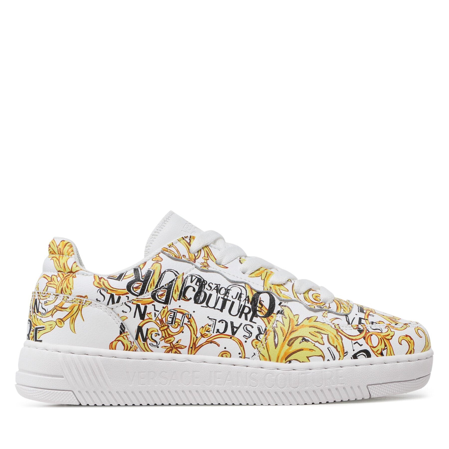 Versace Jeans Couture Sneakers 74VA3SJ3 Alb - Pled.ro