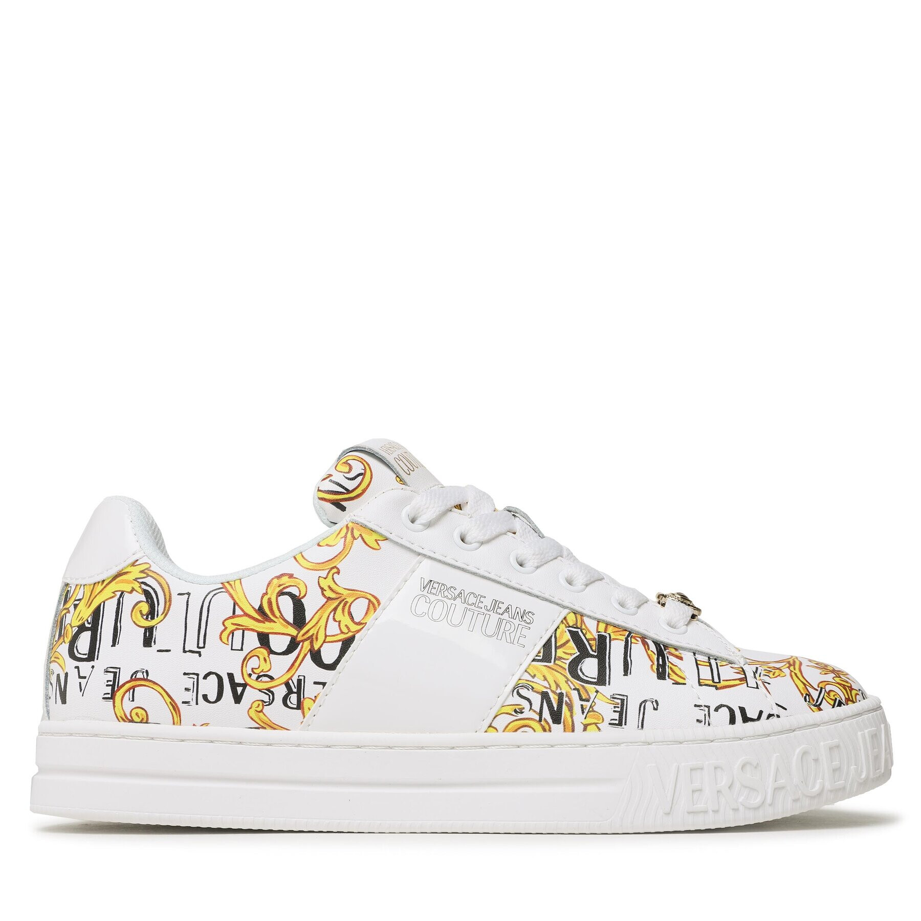 Versace Jeans Couture Sneakers 74VA3SKA Alb - Pled.ro