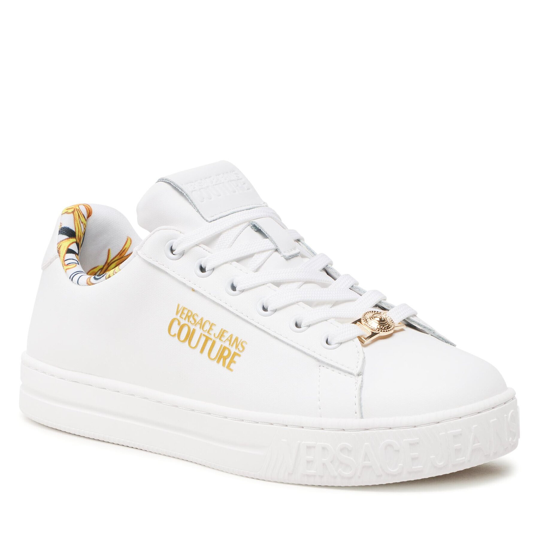 Versace Jeans Couture Sneakers 74VA3SKL Alb - Pled.ro