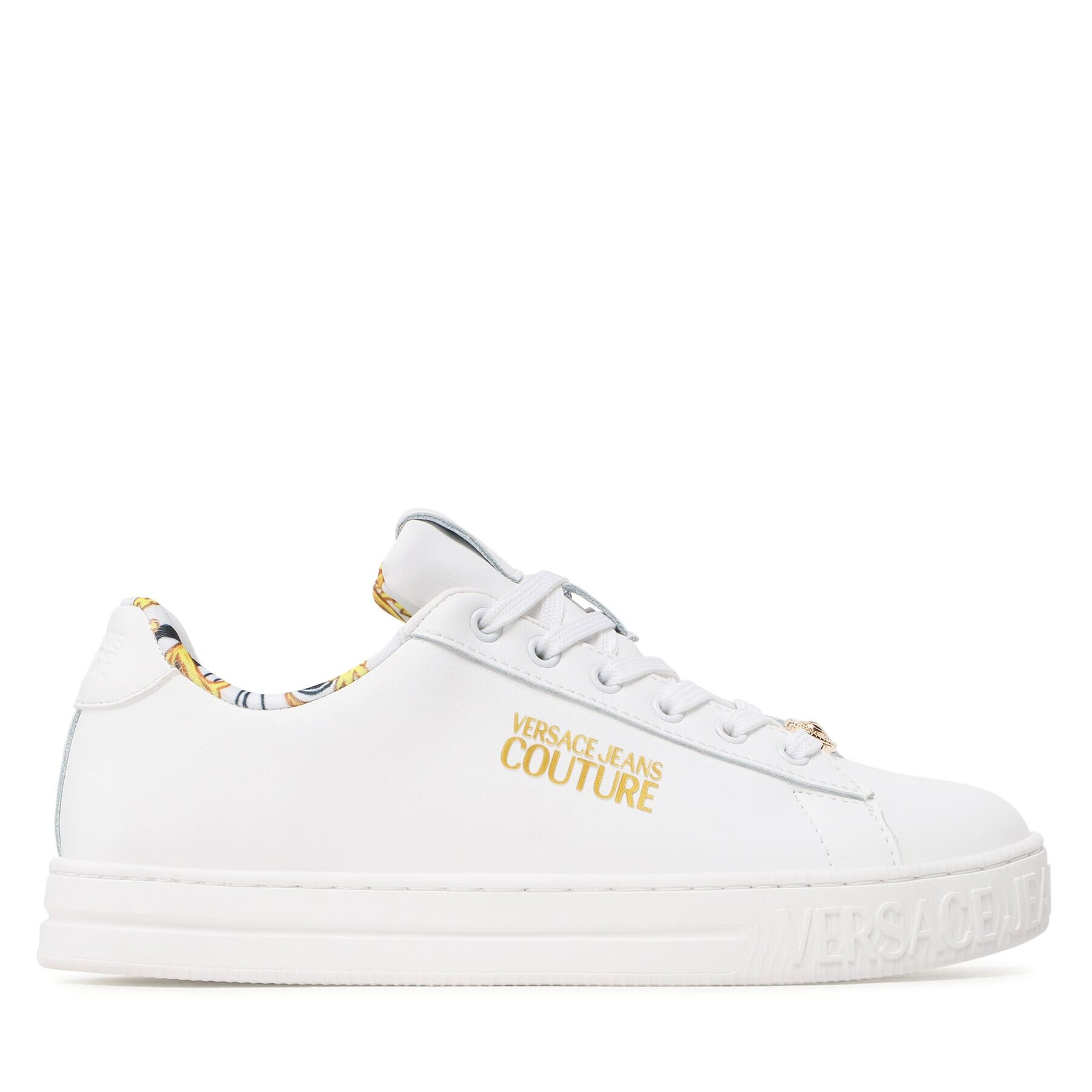 Versace Jeans Couture Sneakers 74VA3SKL Alb - Pled.ro