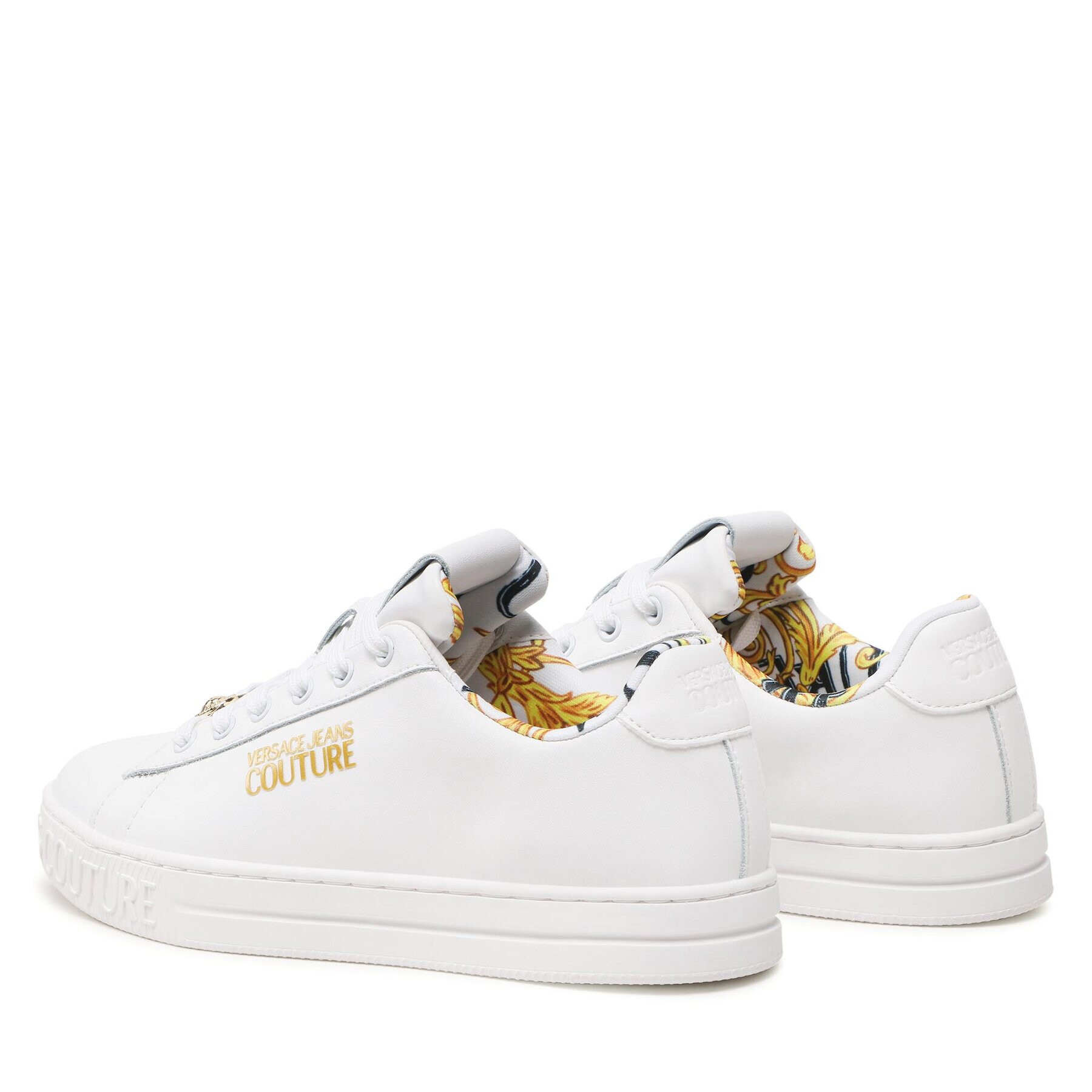 Versace Jeans Couture Sneakers 74VA3SKL Alb - Pled.ro