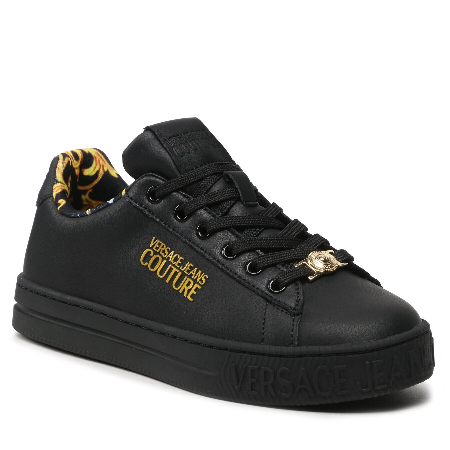 Versace Jeans Couture Sneakers 74VA3SKL Negru - Pled.ro