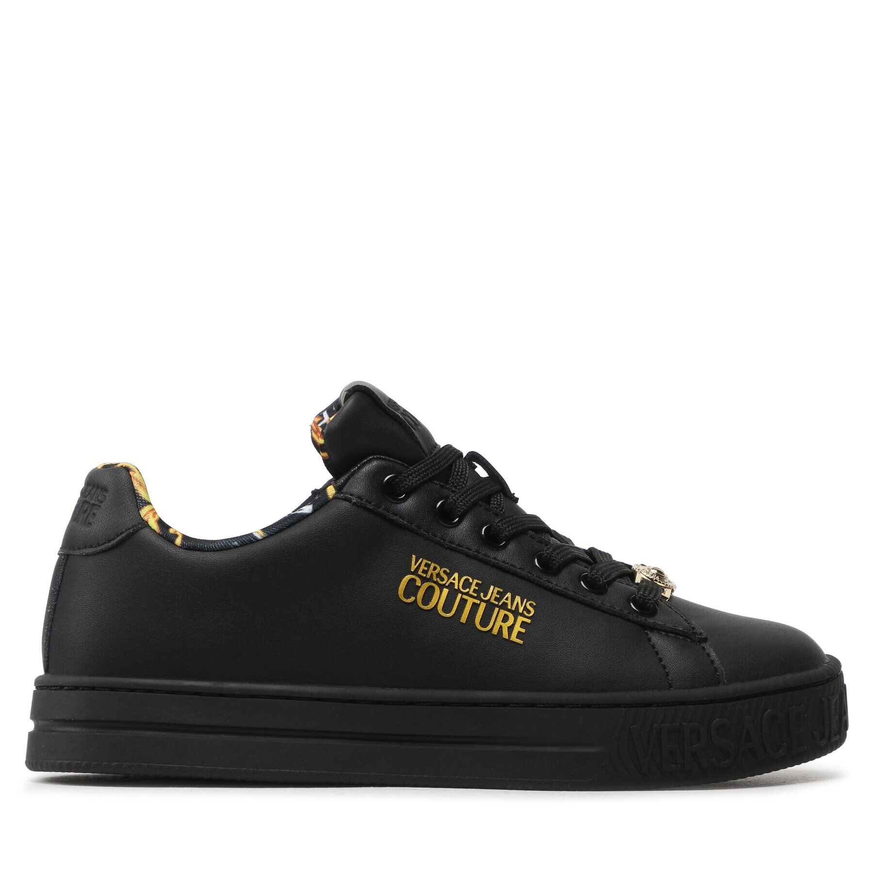 Versace Jeans Couture Sneakers 74VA3SKL Negru - Pled.ro