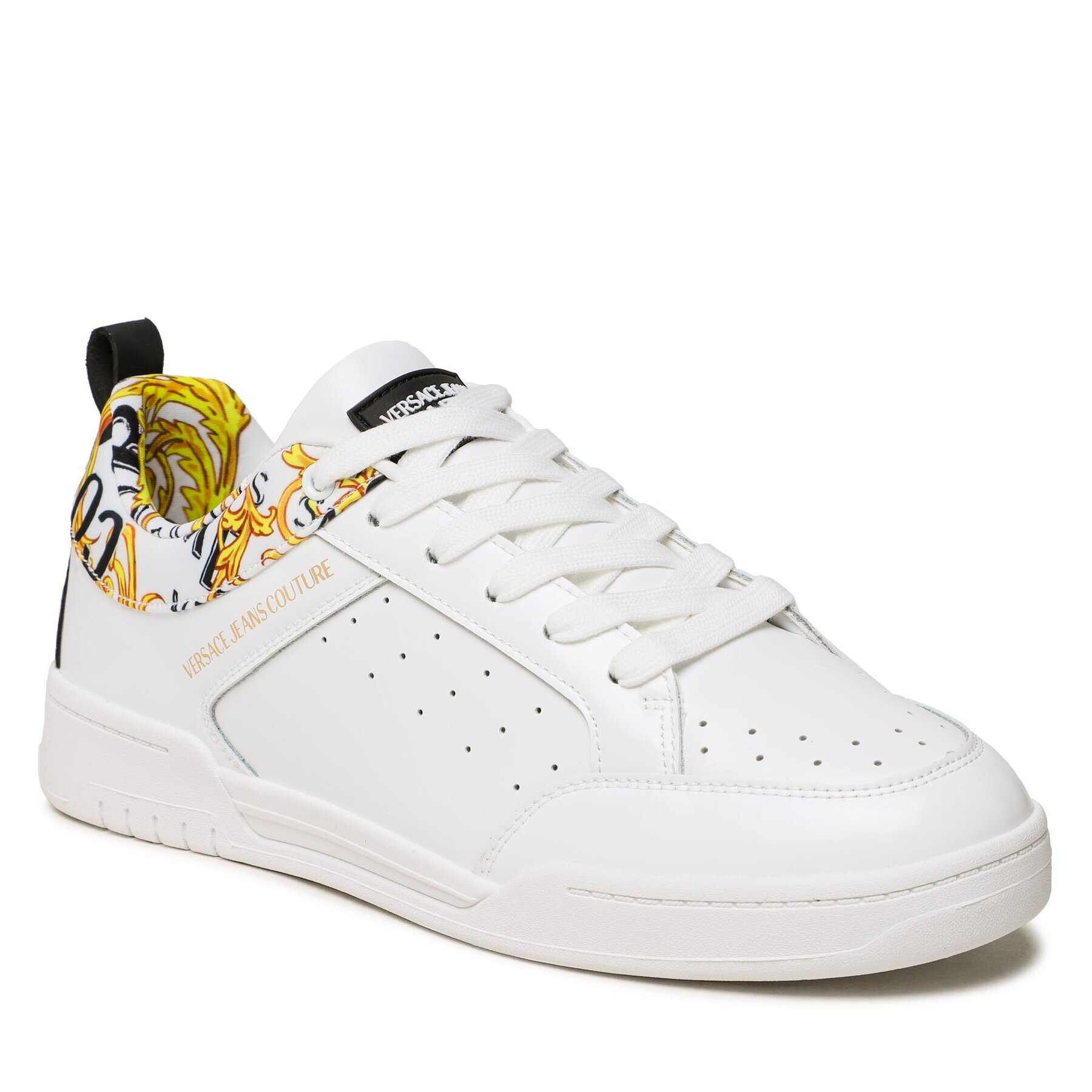 Versace Jeans Couture Sneakers 74YA3SD6 Alb - Pled.ro