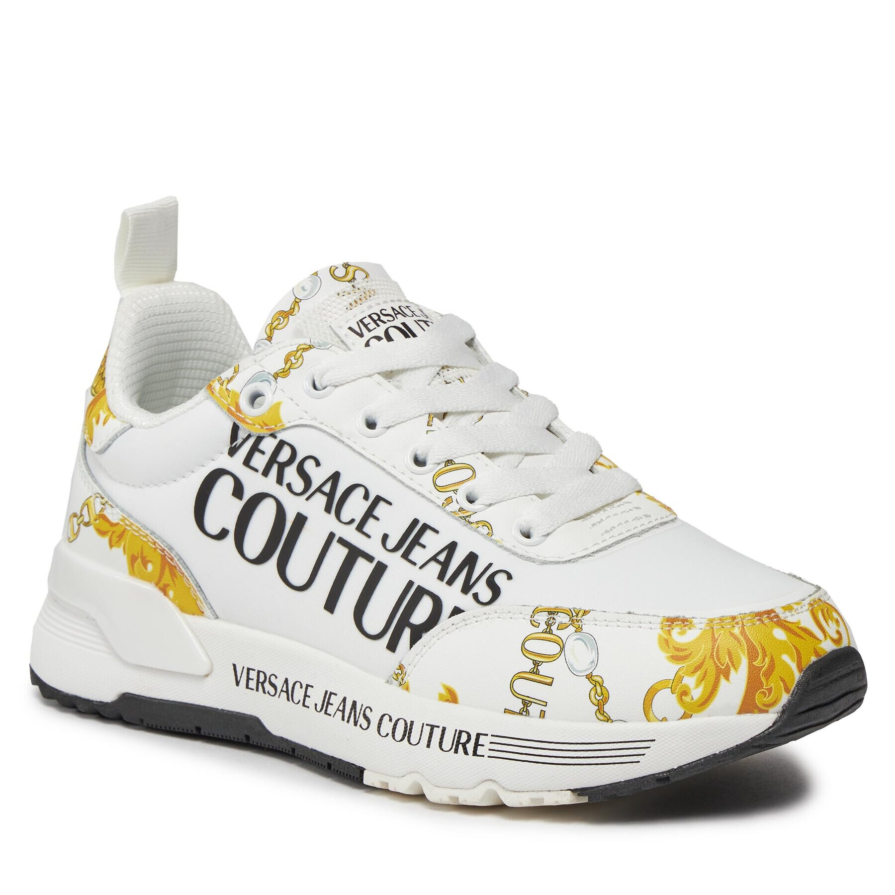 Versace Jeans Couture Sneakers 75VA3SA3 Alb - Pled.ro