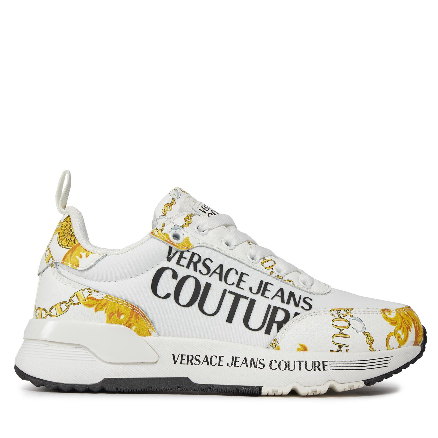 Versace Jeans Couture Sneakers 75VA3SA3 Alb - Pled.ro