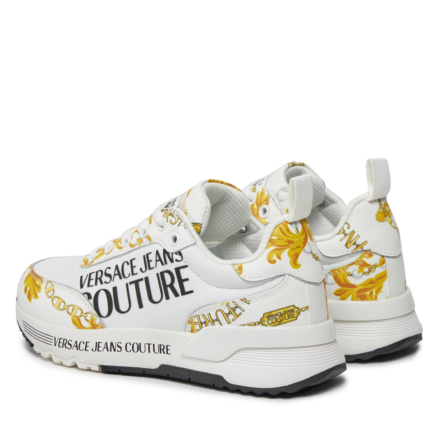 Versace Jeans Couture Sneakers 75VA3SA3 Alb - Pled.ro