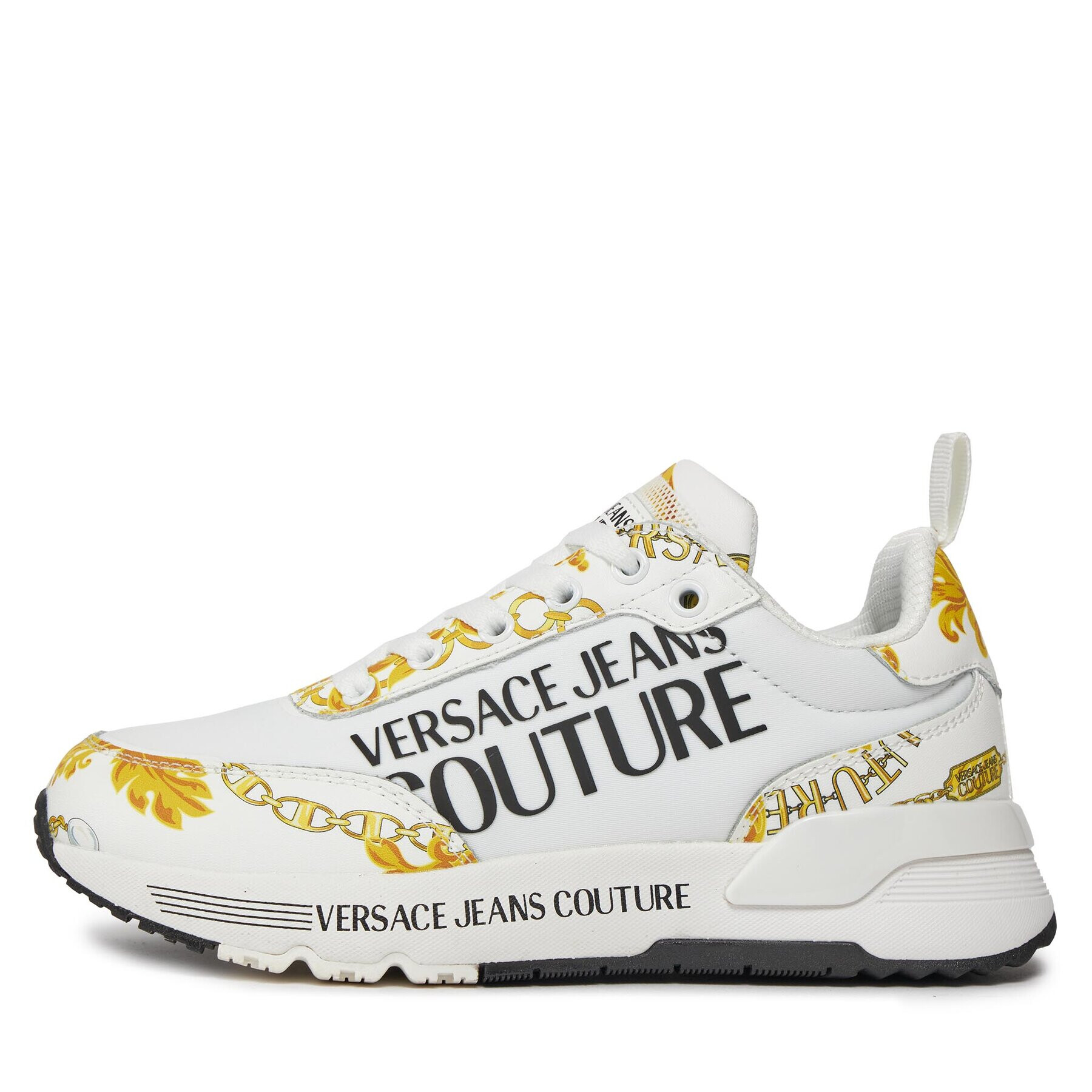 Versace Jeans Couture Sneakers 75VA3SA3 Alb - Pled.ro