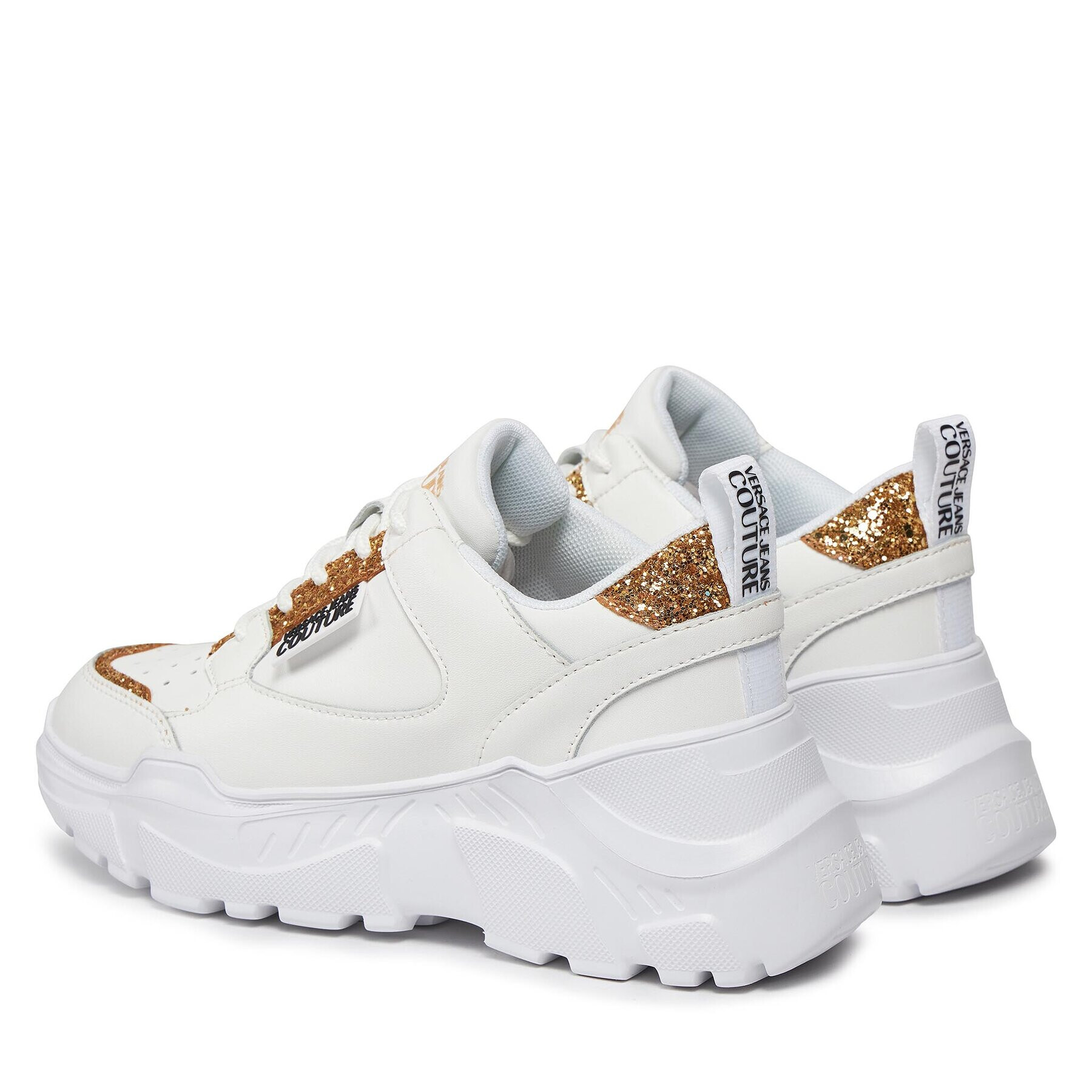 Versace Jeans Couture Sneakers 75VA3SC2 Alb - Pled.ro