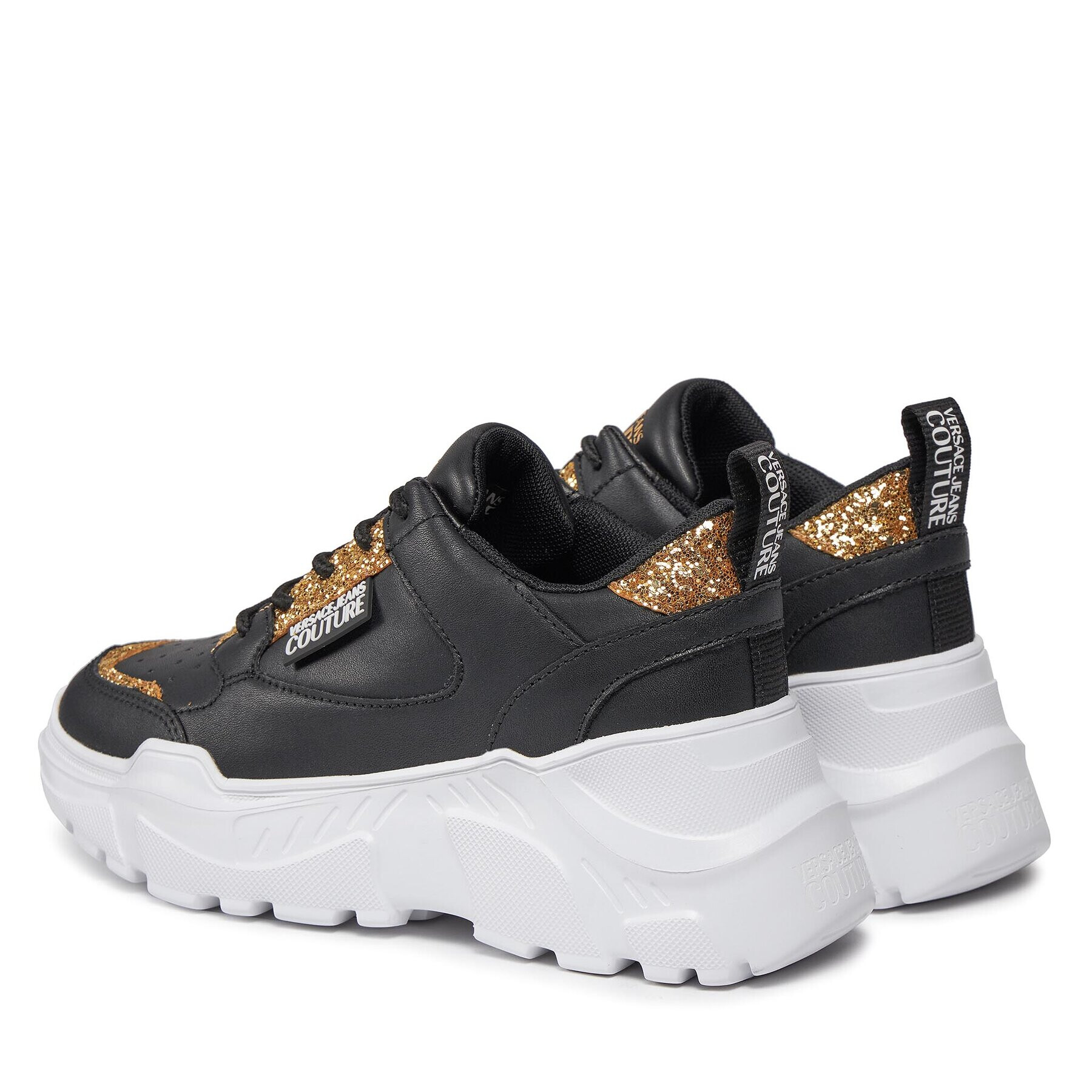 Versace Jeans Couture Sneakers 75VA3SC2 Negru - Pled.ro