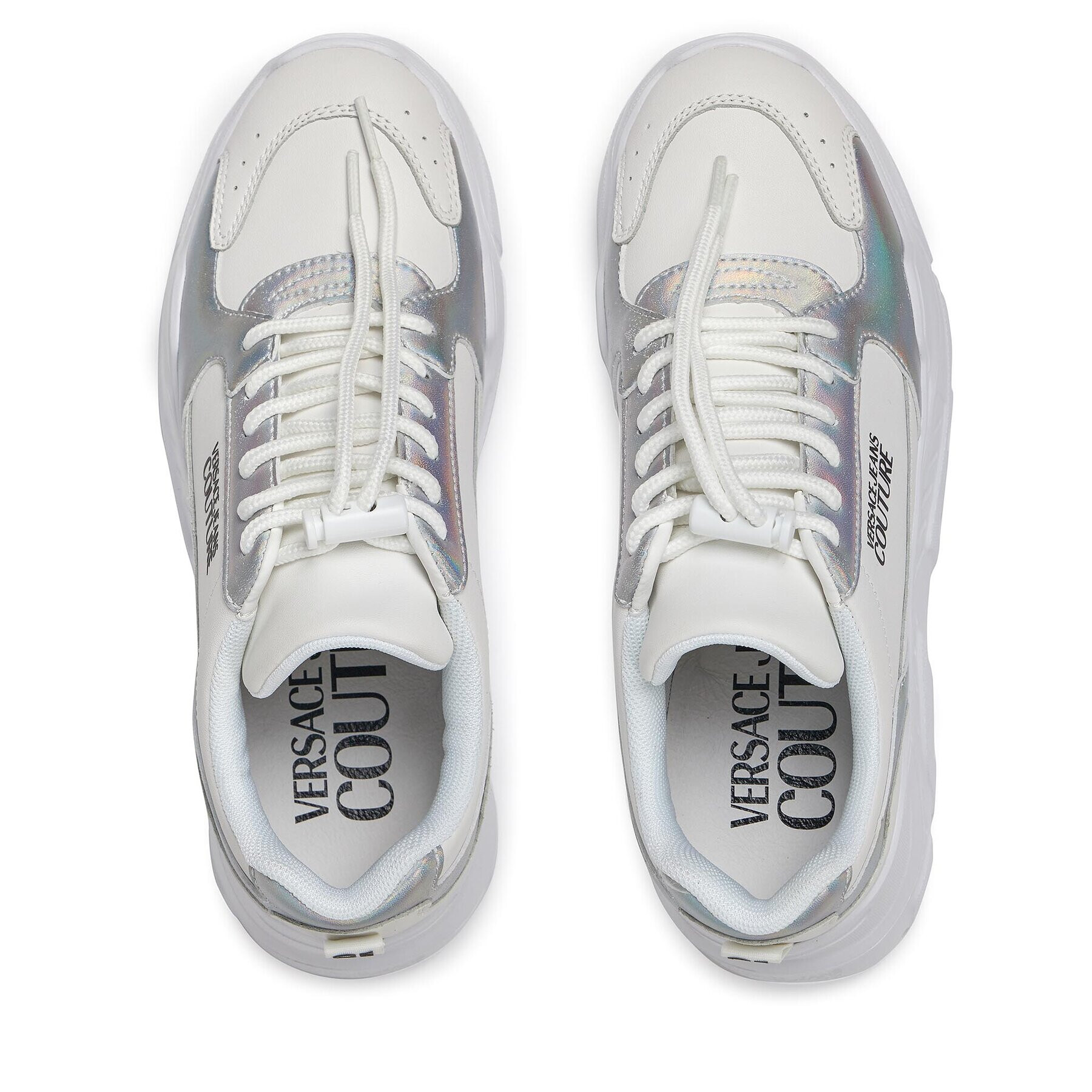 Versace Jeans Couture Sneakers 75VA3SC7 Alb - Pled.ro