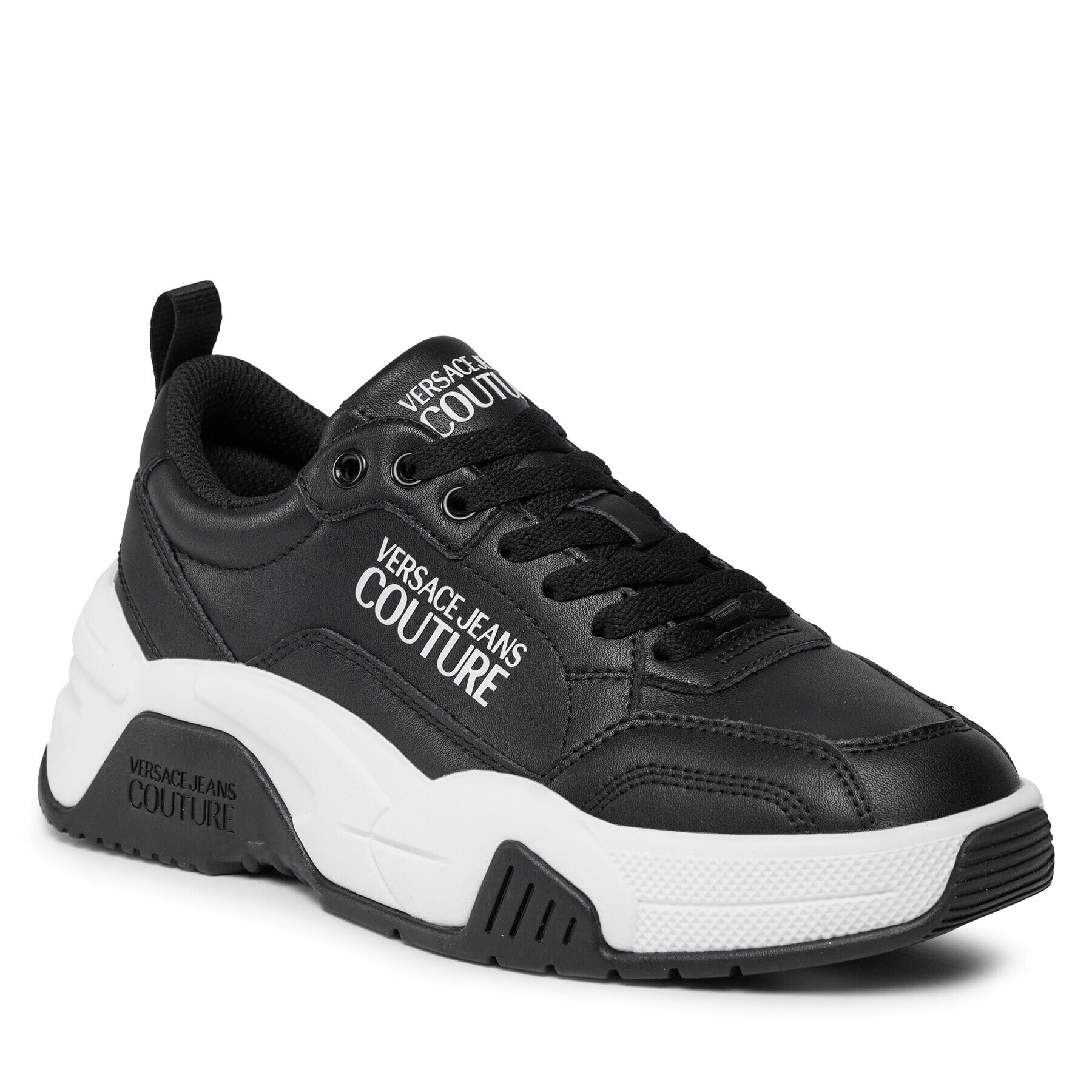 Versace Jeans Couture Sneakers 75VA3SF4 Negru - Pled.ro