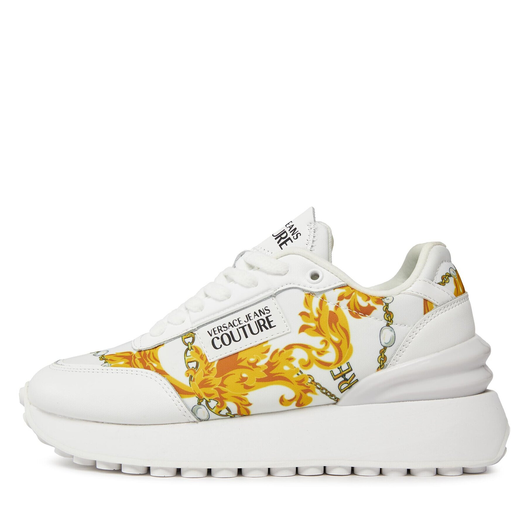 Versace Jeans Couture Sneakers 75VA3SH2 Alb - Pled.ro