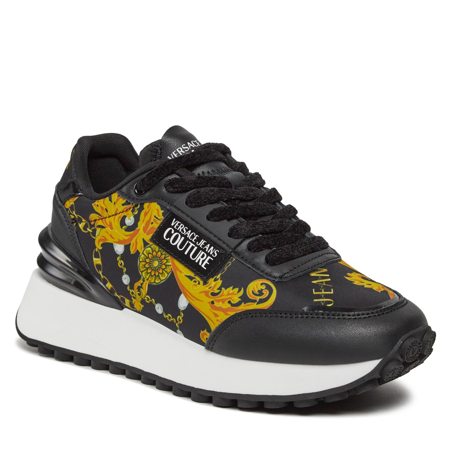 Versace Jeans Couture Sneakers 75VA3SH2 Negru - Pled.ro