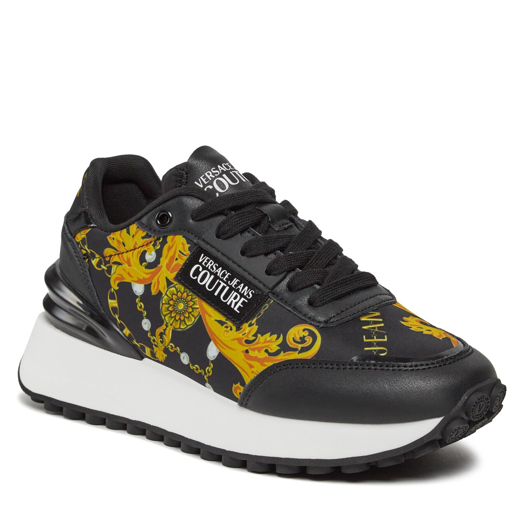 Versace Jeans Couture Sneakers 75VA3SH2 Negru - Pled.ro