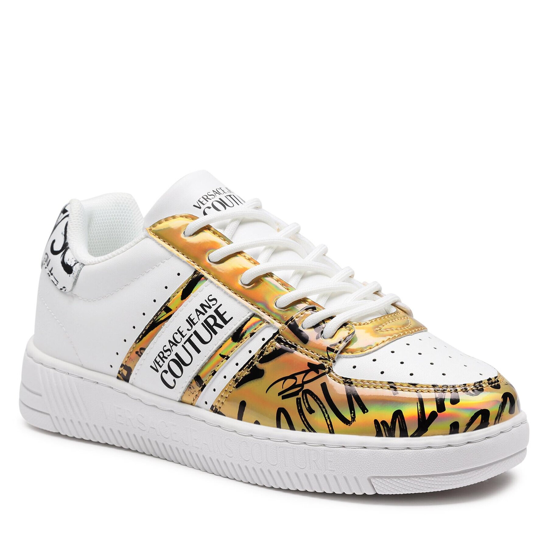 Versace Jeans Couture Sneakers 75VA3SJ7 Alb - Pled.ro