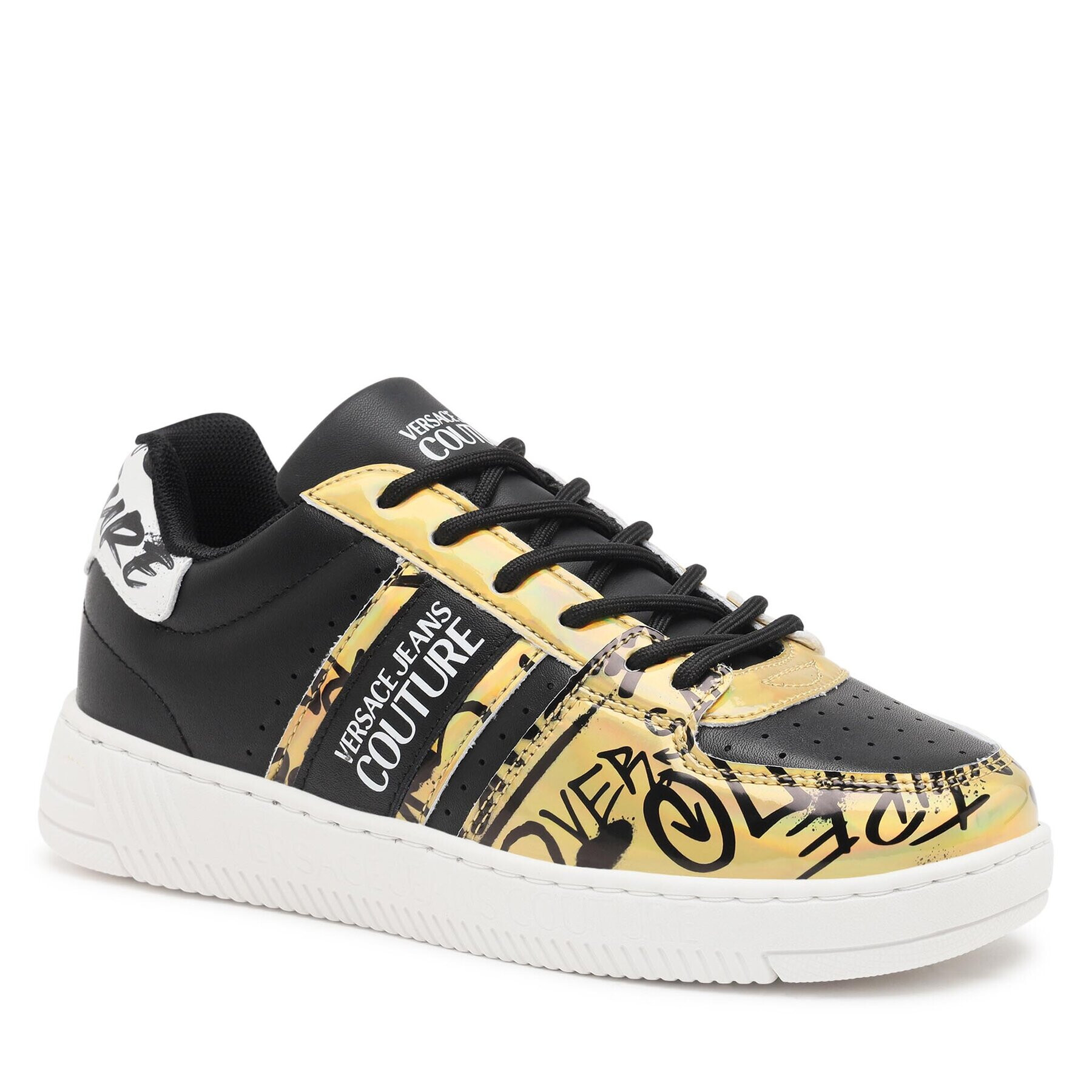 Versace Jeans Couture Sneakers 75VA3SJ7 Negru - Pled.ro