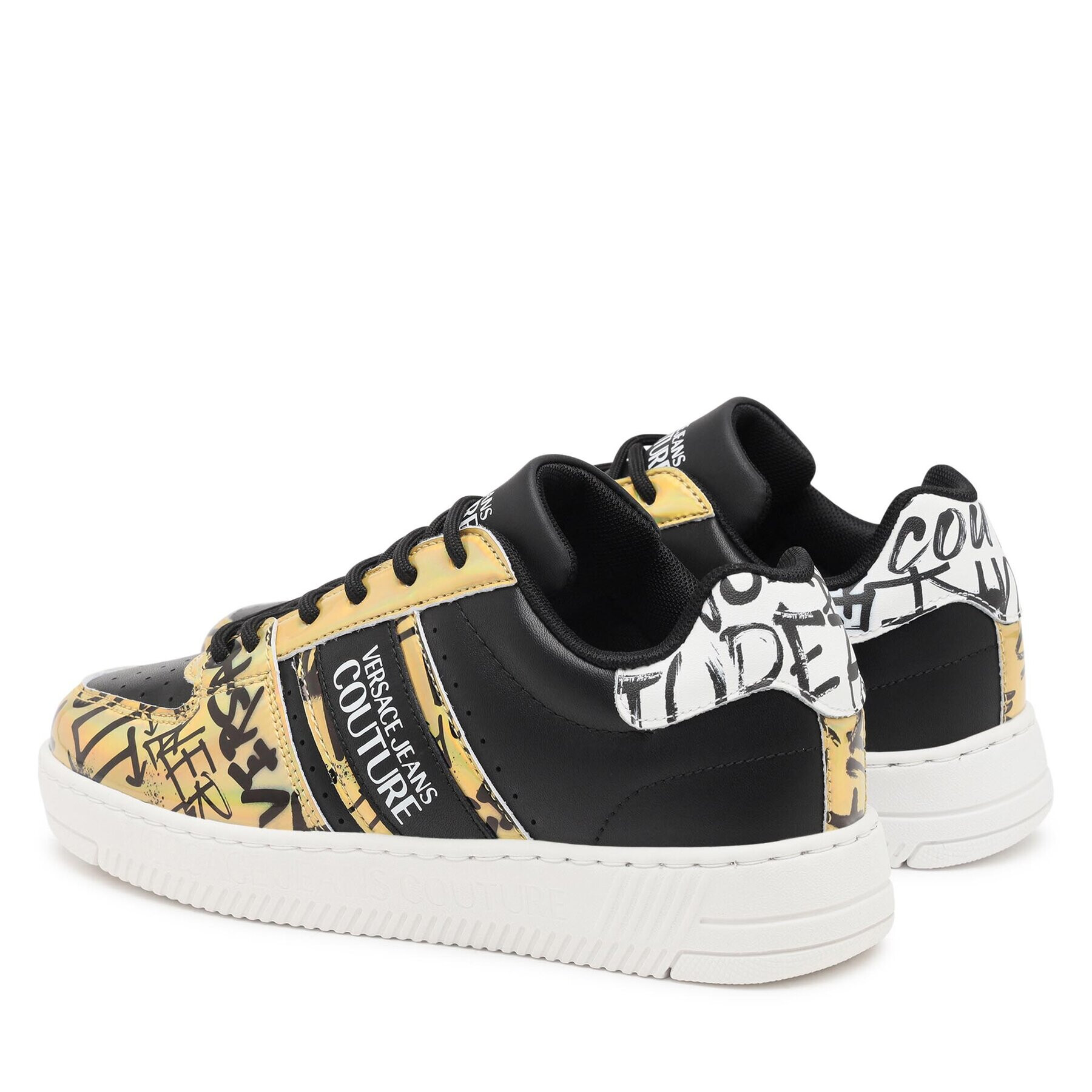 Versace Jeans Couture Sneakers 75VA3SJ7 Negru - Pled.ro