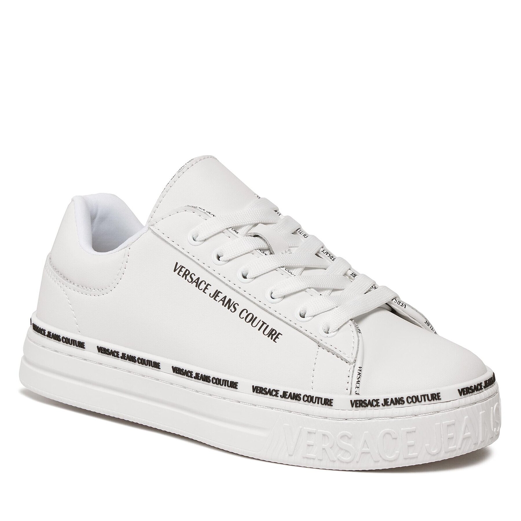 Versace Jeans Couture Sneakers 75VA3SK5 Alb - Pled.ro